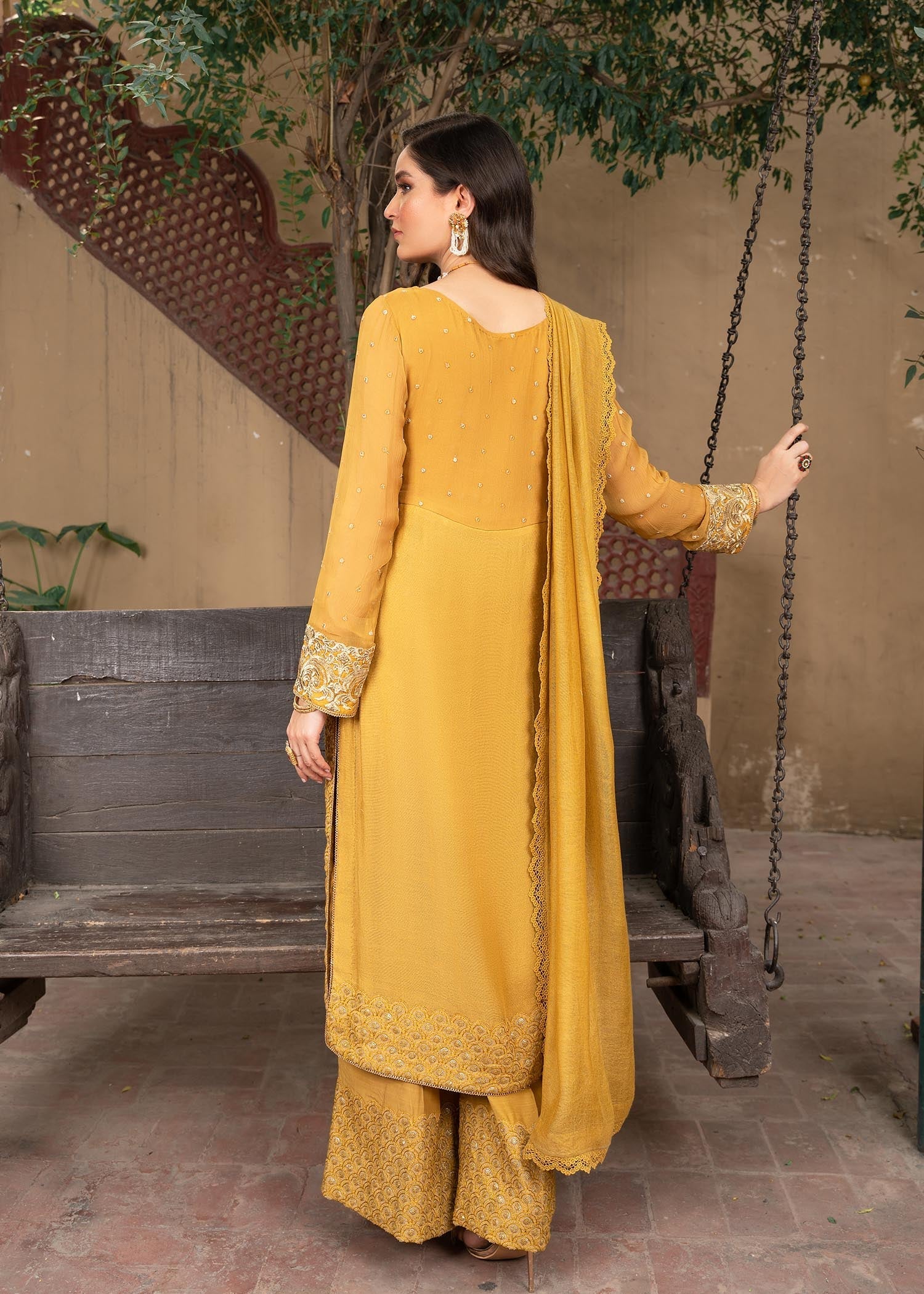 Rang-e-Haya Rang e Haya Zohra Mustard Women 4pcs