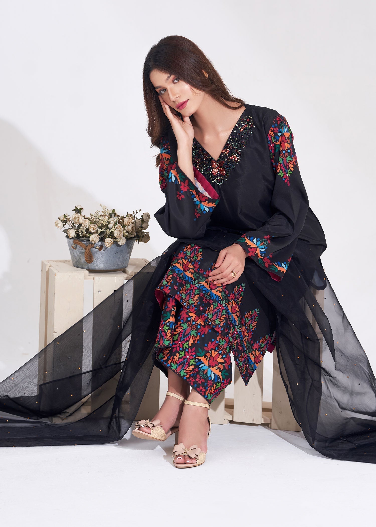 Ghonche Midnight Mosaic Women 3pcs