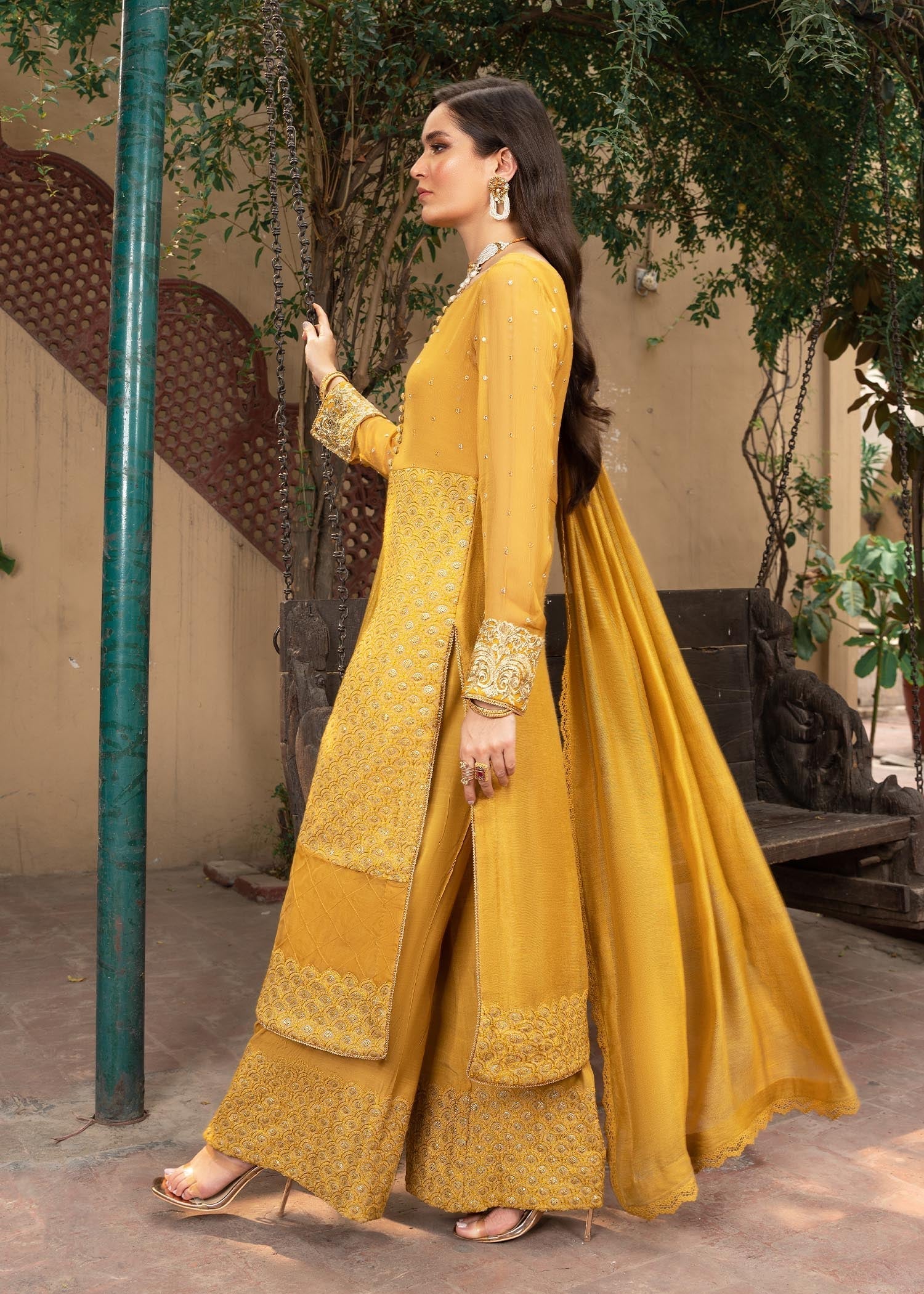 Rang-e-Haya Rang e Haya Zohra Mustard Women 4pcs