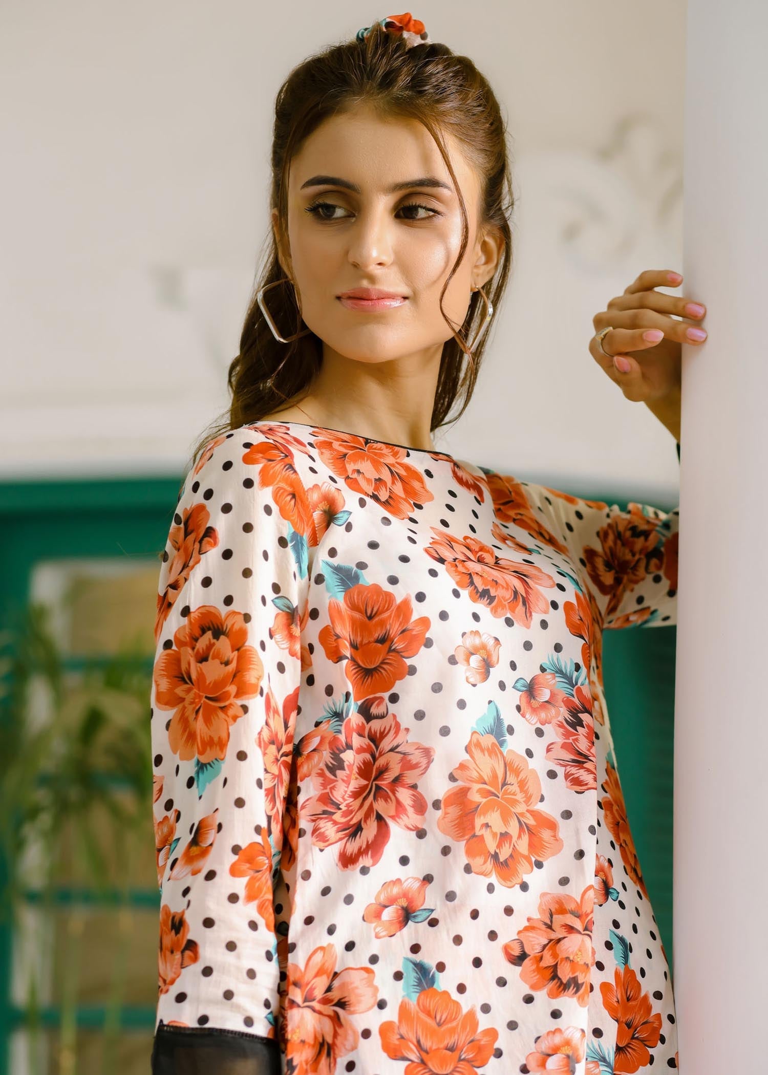 Shades By Abeeha Usman POLKA DOT PRINT Women 2pcs
