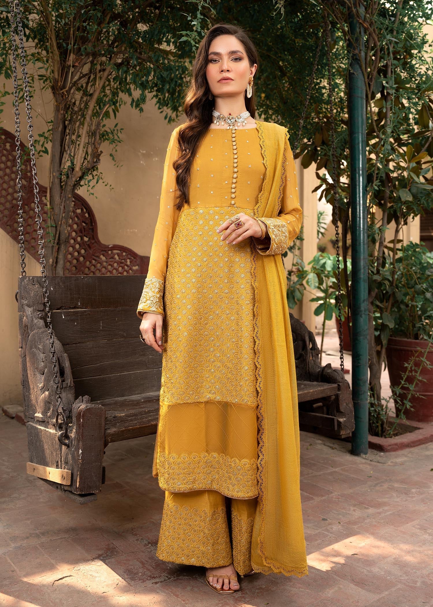 Rang-e-Haya Rang e Haya Zohra Mustard Women 4pcs