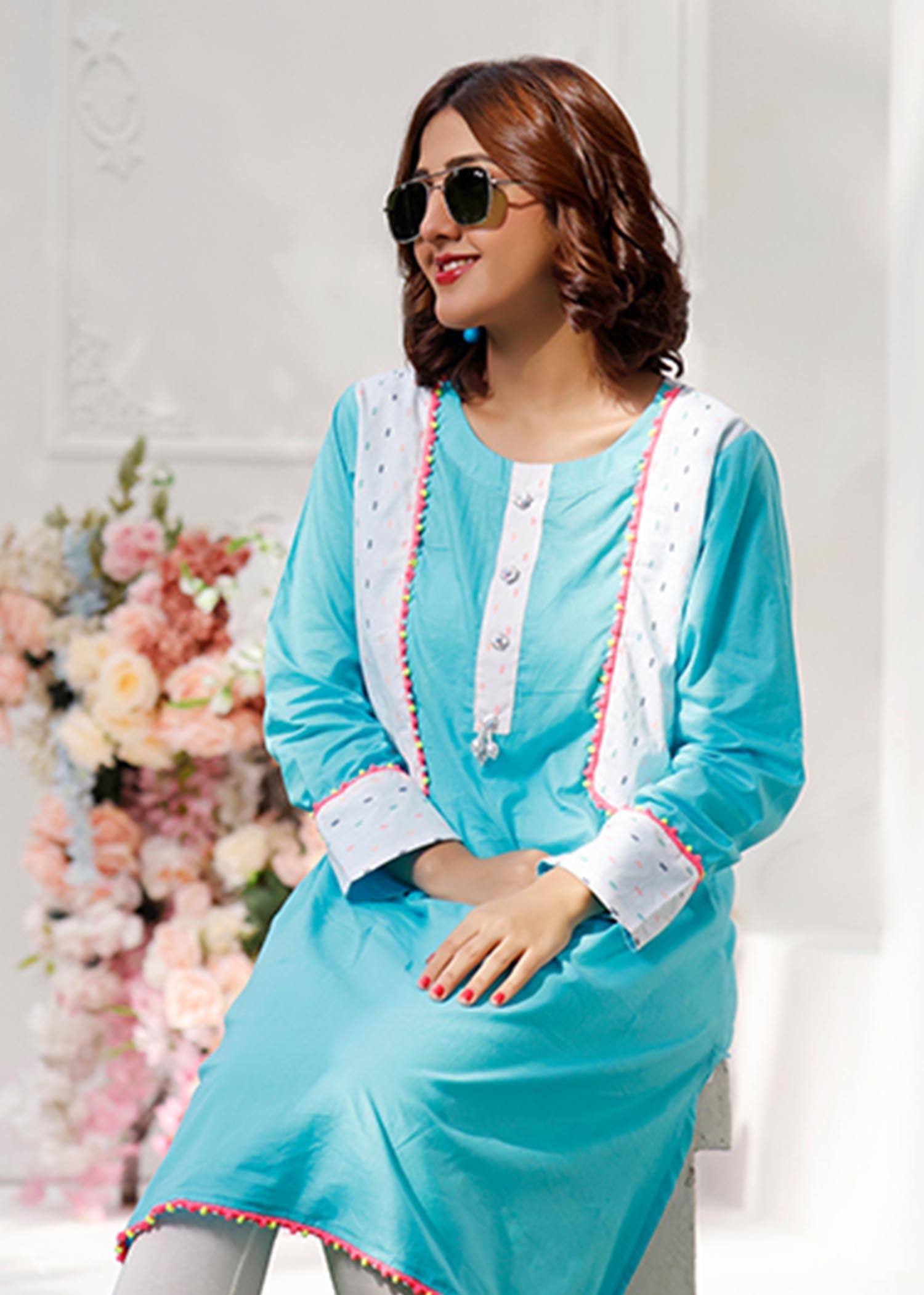 Kumash Textiles Fluorescent Kurti Women 1pcs