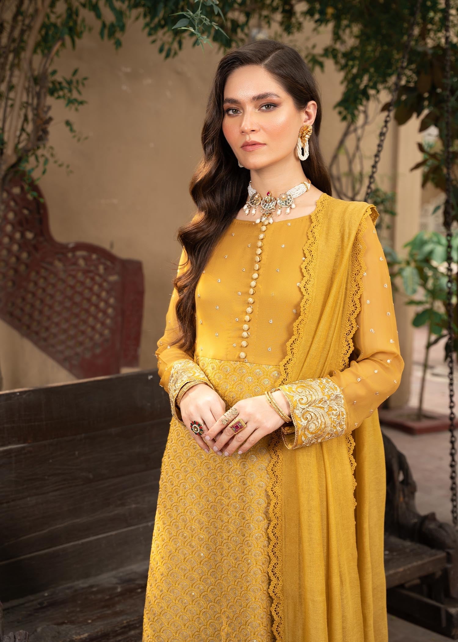 Rang-e-Haya Rang e Haya Zohra Mustard Women 4pcs