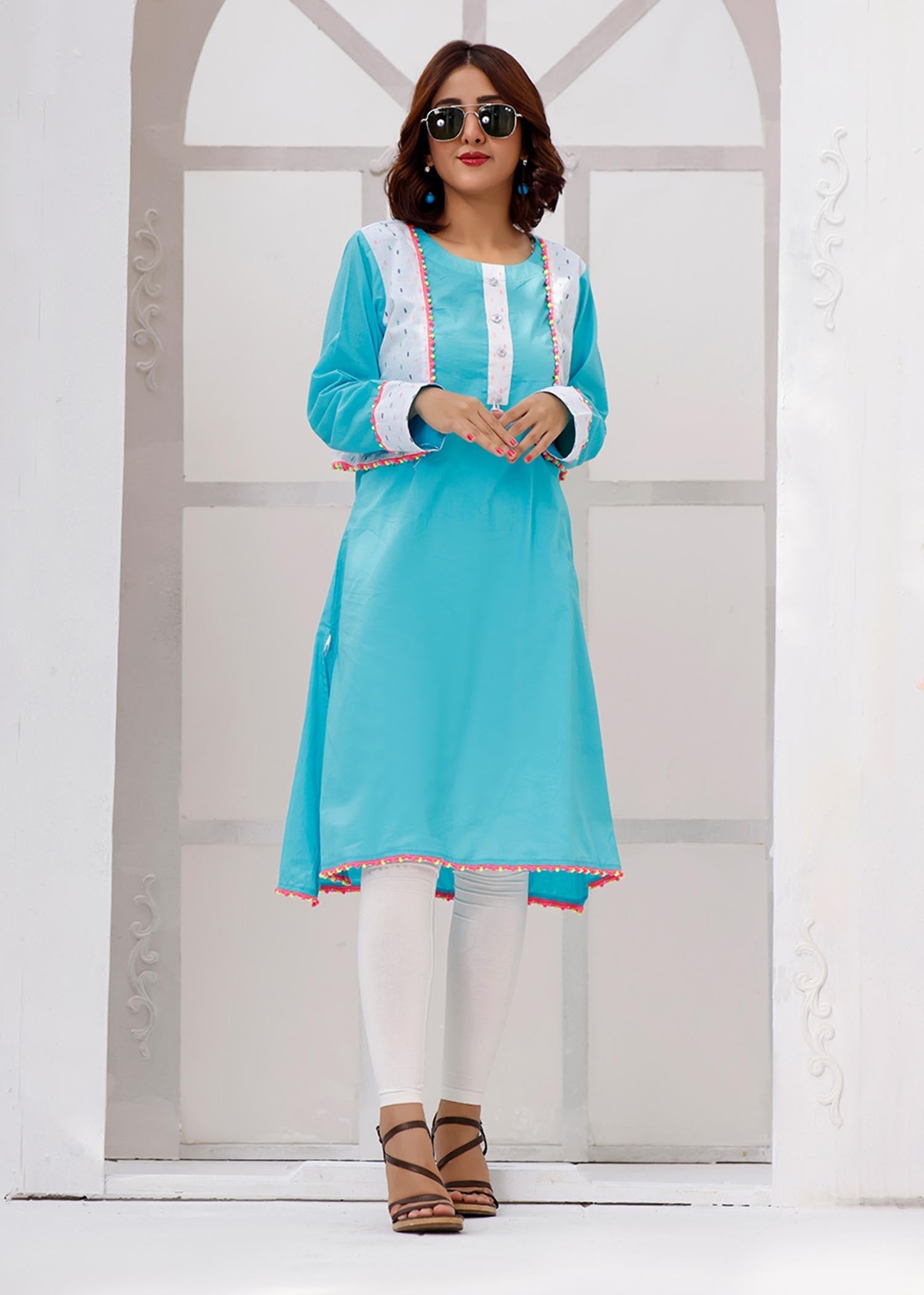 Kumash Textiles Fluorescent Kurti Women 1pcs