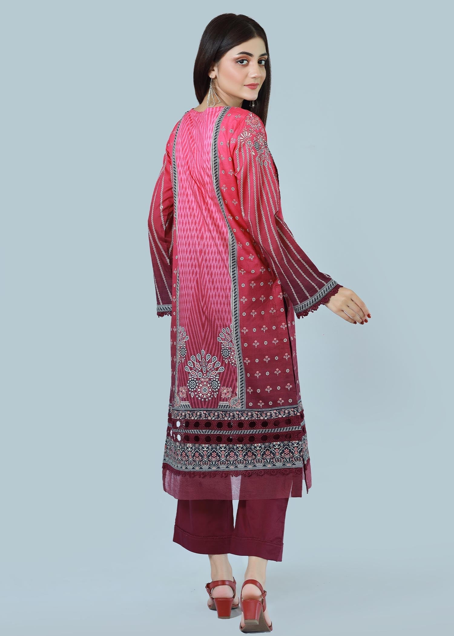 Bareeq Outfits Floraid blossom Stitched Suit Women 3pcs