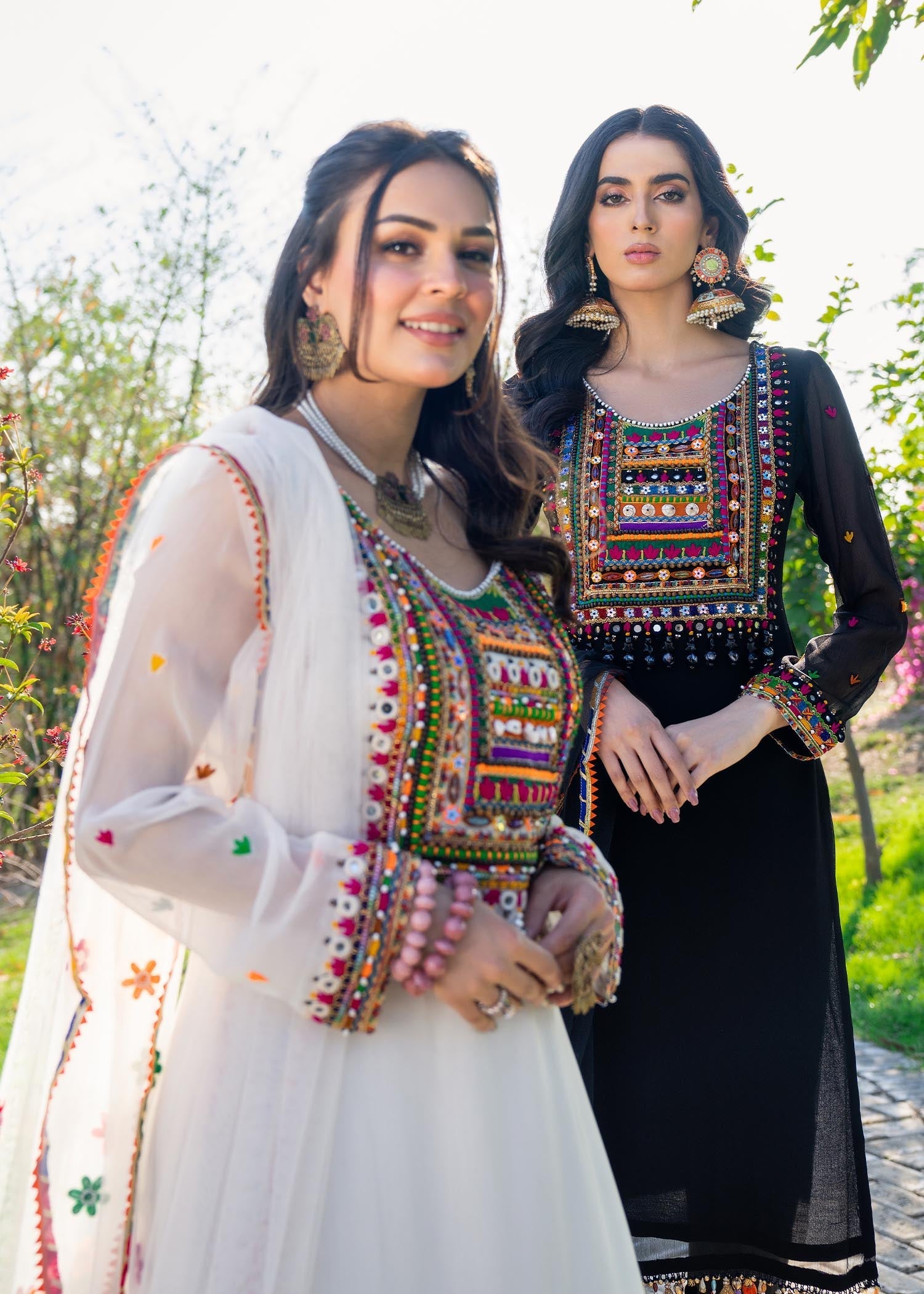 Khuda Baksh Creations Z 282 WHITE Women 4pcs