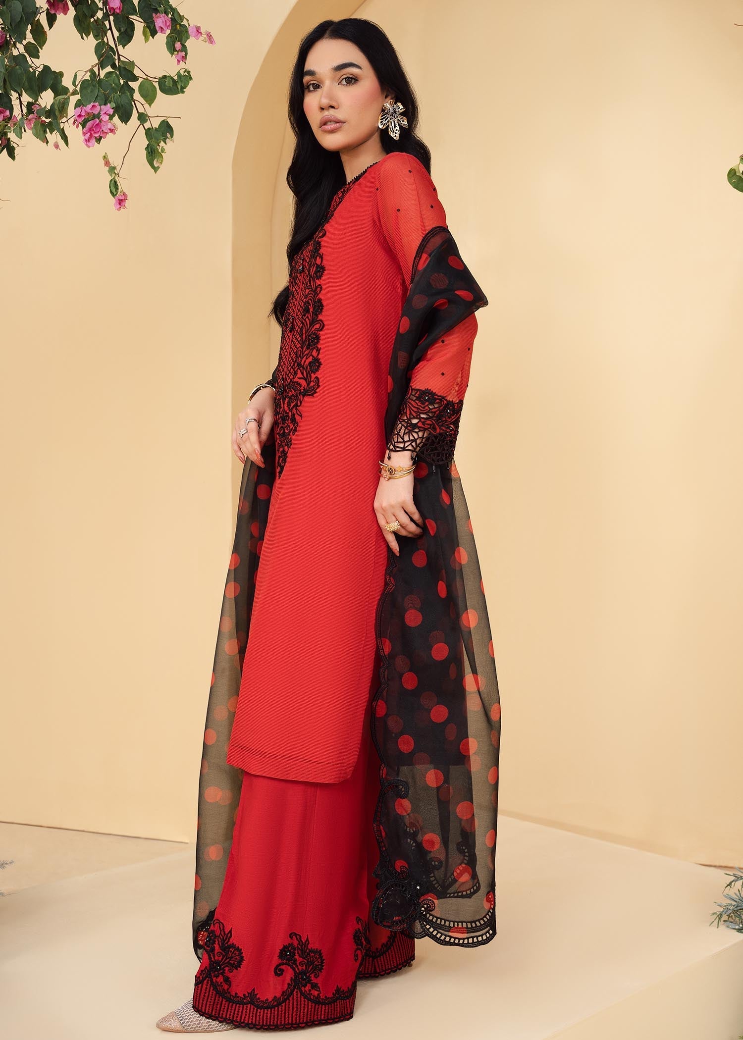 Rang-e-Haya Soha (Red) Women 4pcs