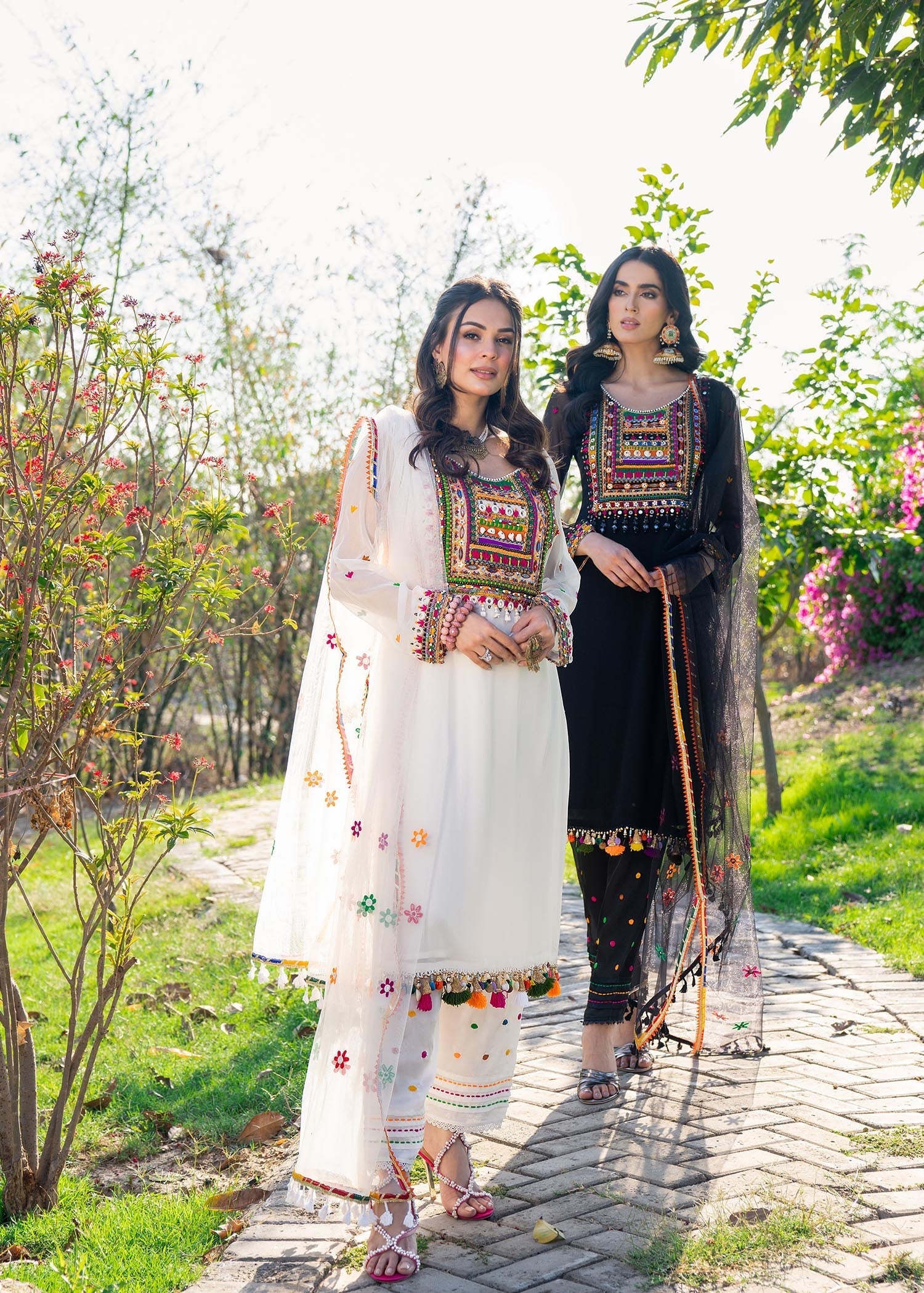 Khuda Baksh Creations Z 282 WHITE Women 4pcs