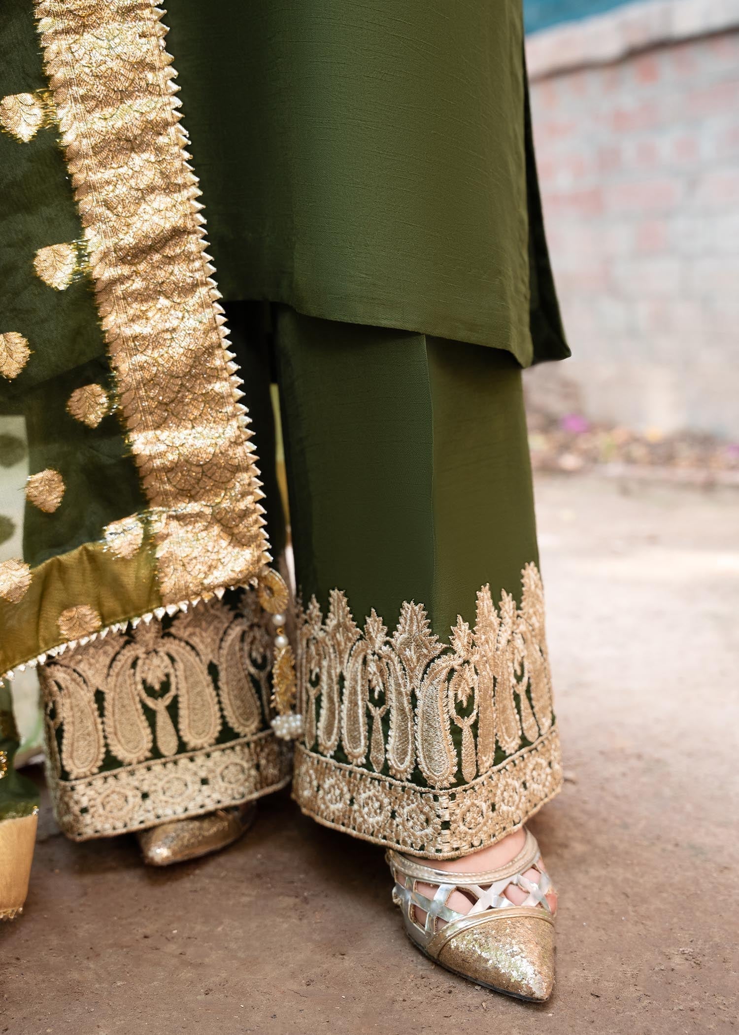 Rang-e-Haya Shireen Green Women 3pcs