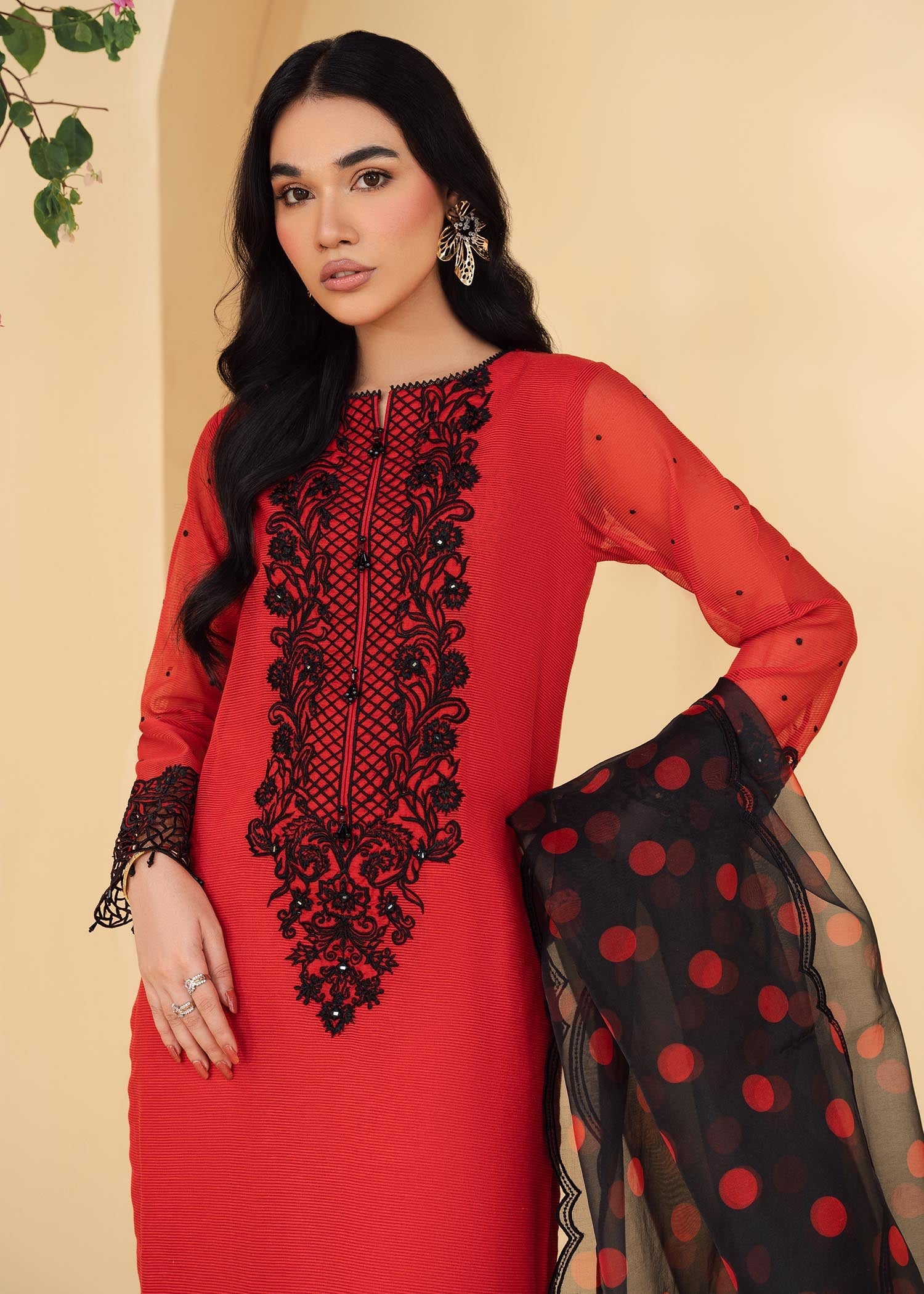 Rang-e-Haya Soha (Red) Women 4pcs