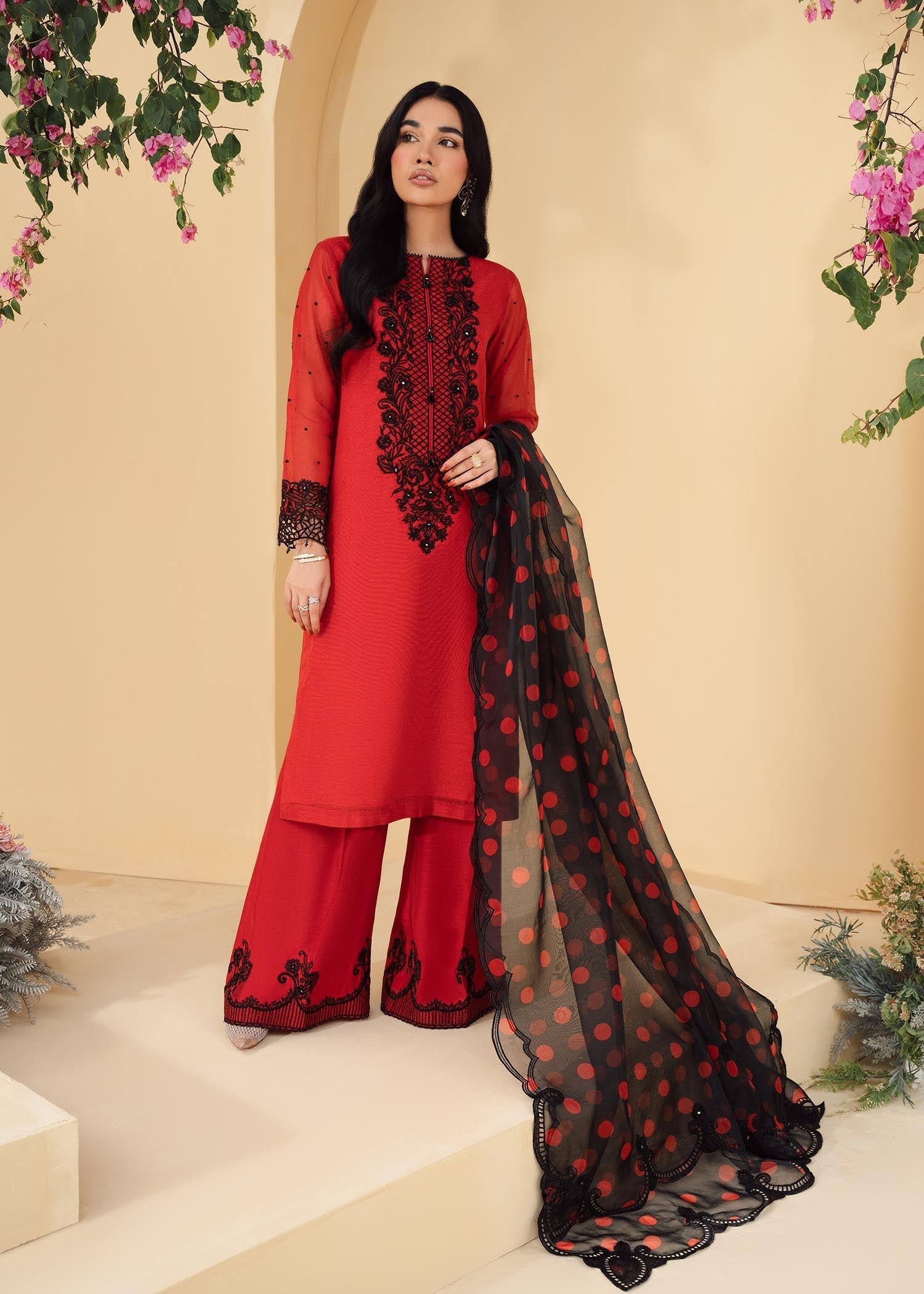 Rang-e-Haya Soha (Red) Women 4pcs