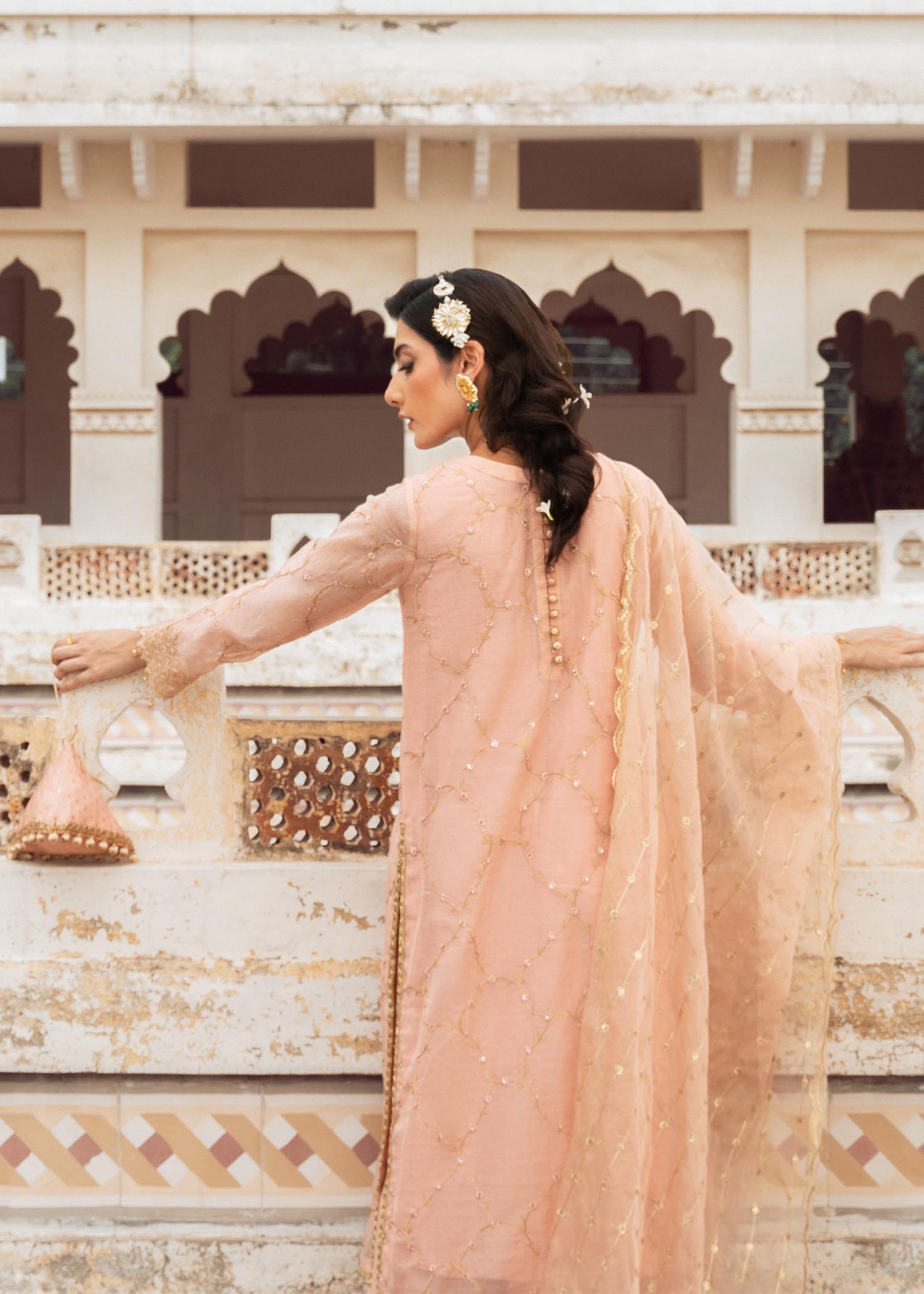 Rang-e-Haya Dahlia (Peach) Women 4pcs