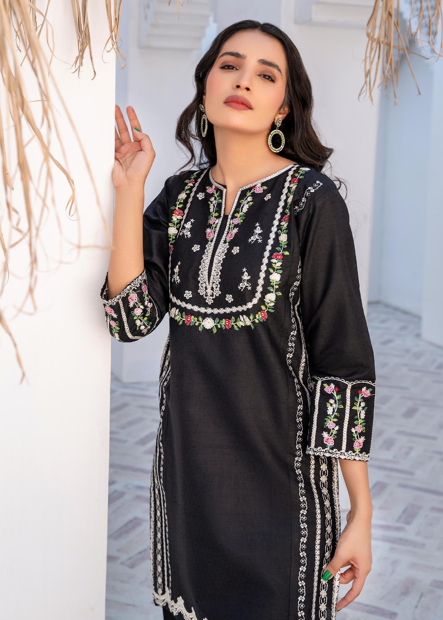 Rang Riwaj Stitched Jacquard Cotton 03 Women 2pcs