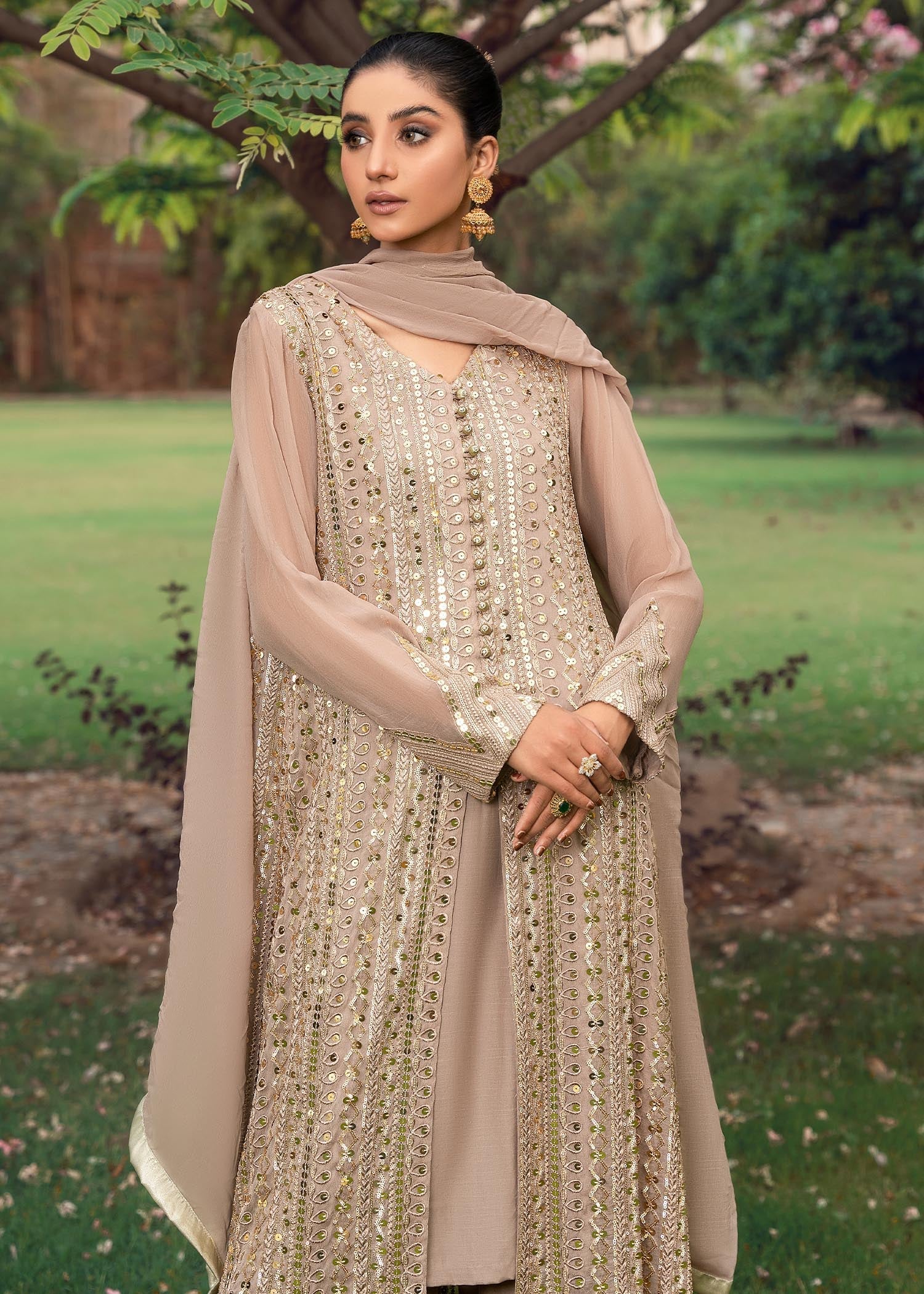 Rang-e-Haya Ufaq Clay Beige Women 4pcs