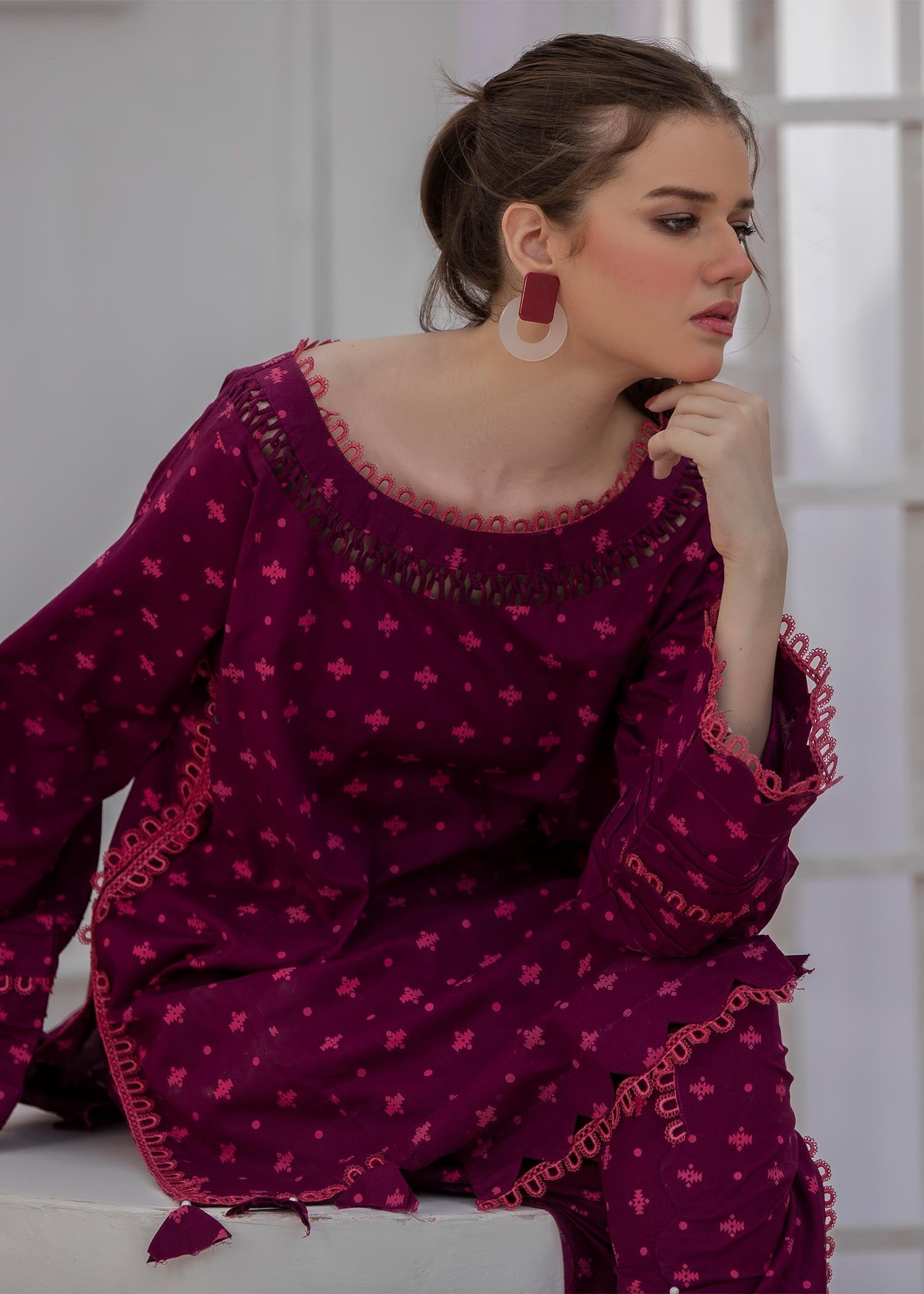 Yusra Ansari Yaw 05 alani Women 2pcs