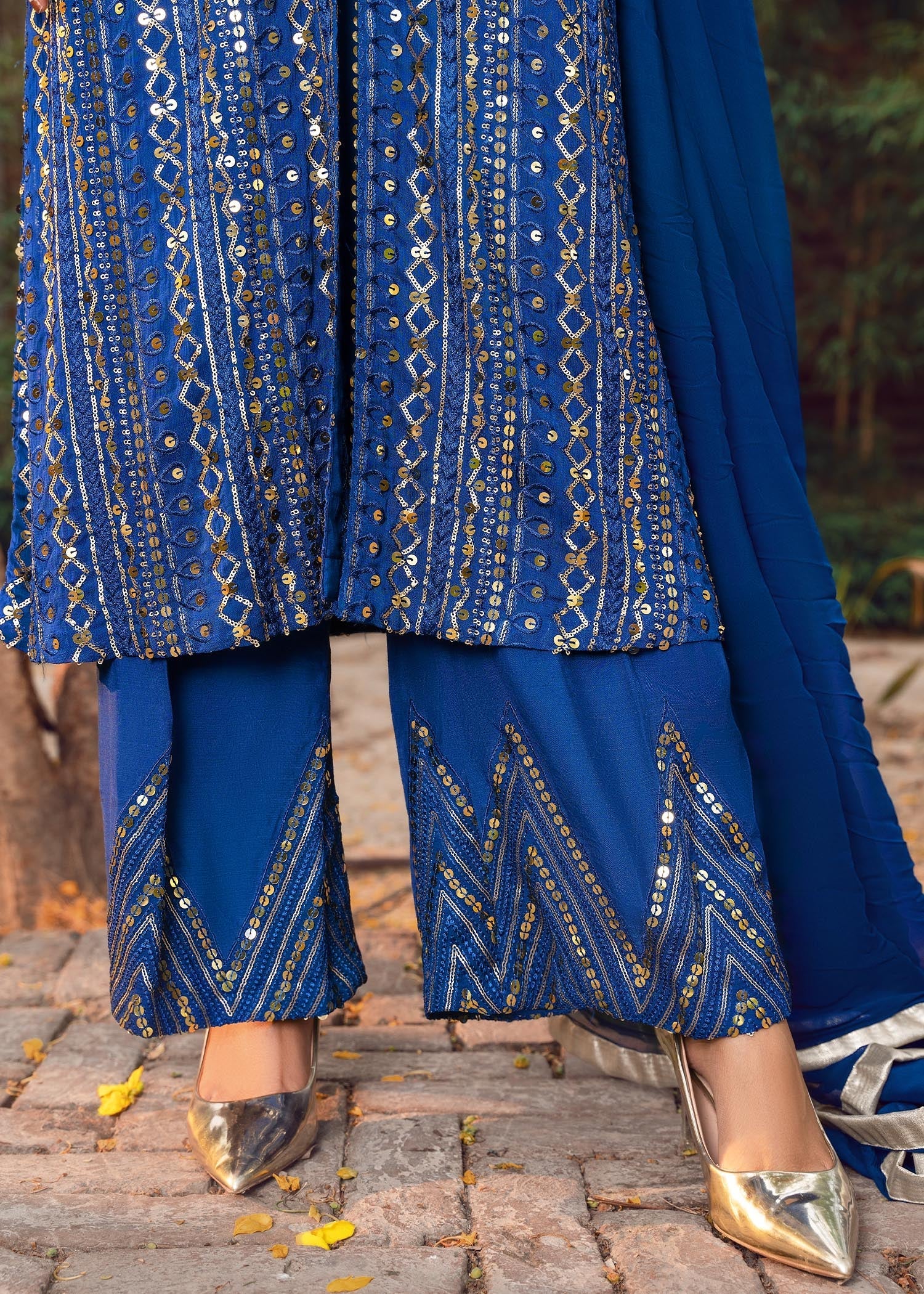 Rang-e-Haya Ufaq Blue Women 4pcs