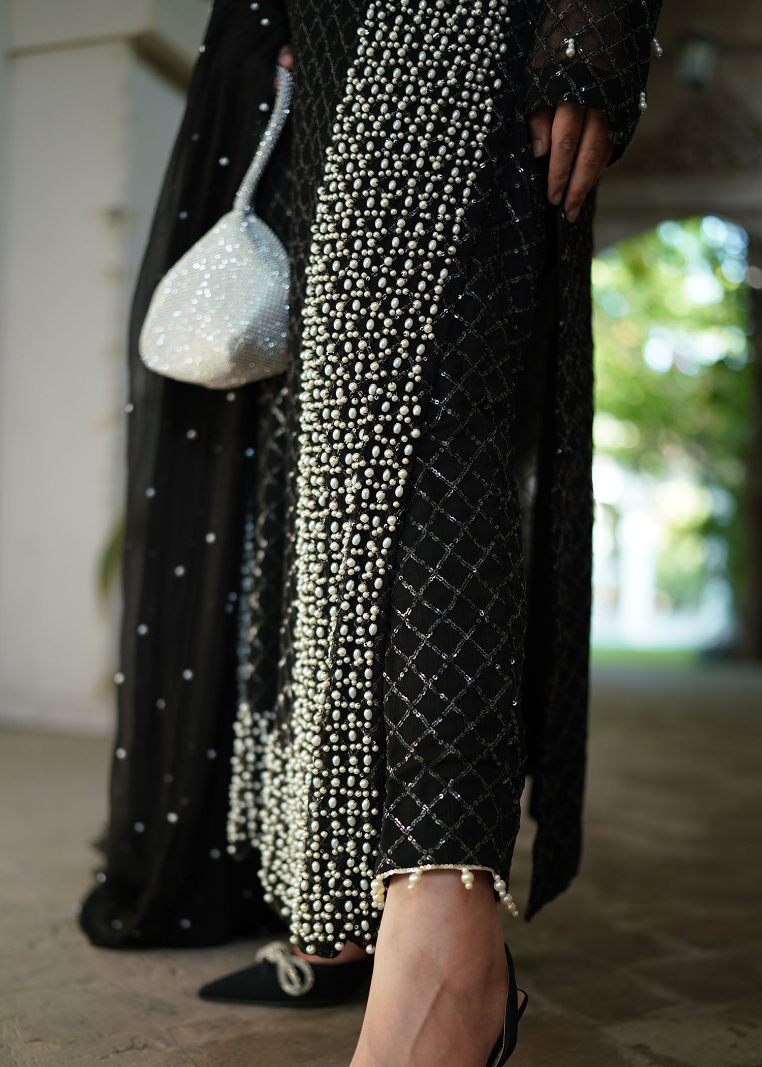 Manaal Arfeen Black Pearl Women 3pcs