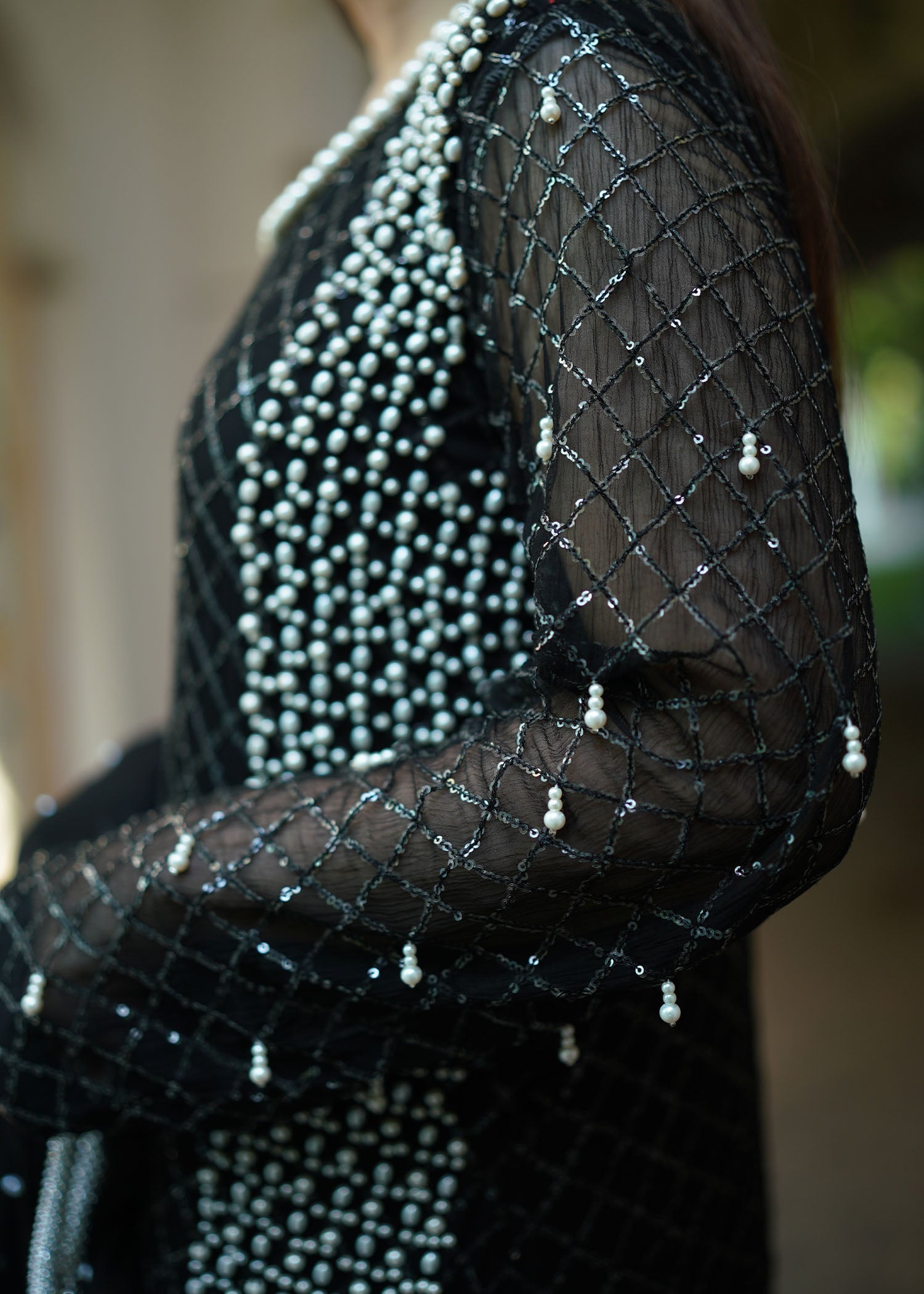 Manaal Arfeen Black Pearl Women 3pcs