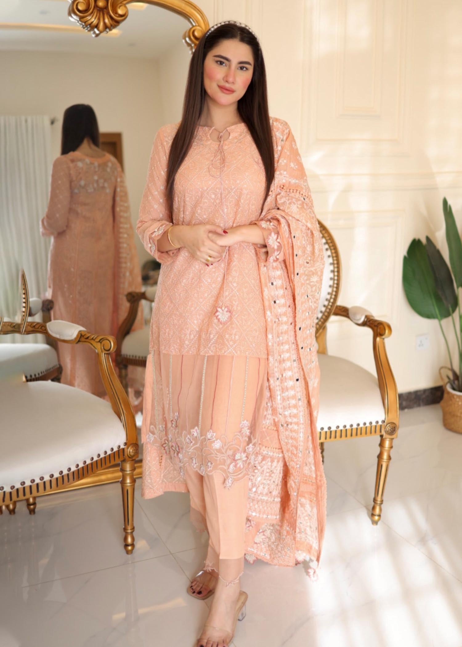 Rang-e-Haya Wilbur (Peach) Women 4pcs