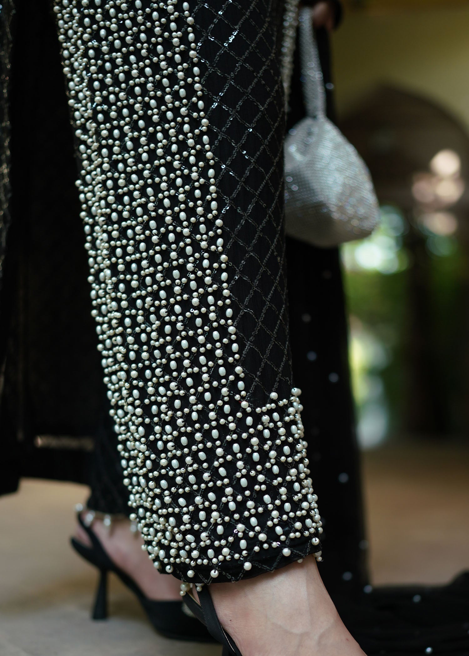 Manaal Arfeen Black Pearl Women 3pcs