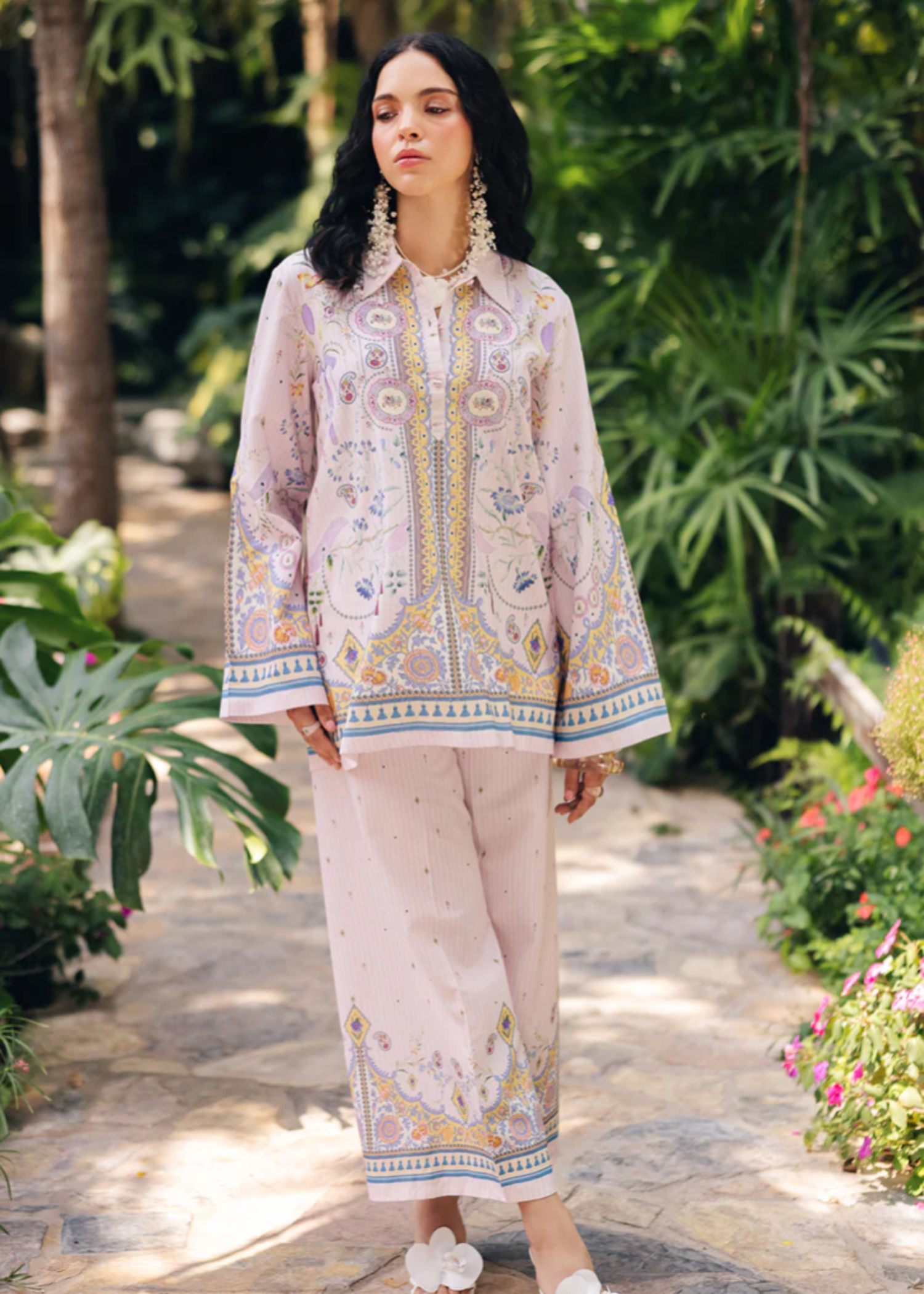 Qalamkar QK OP 08 Ruhi Women 2pcs