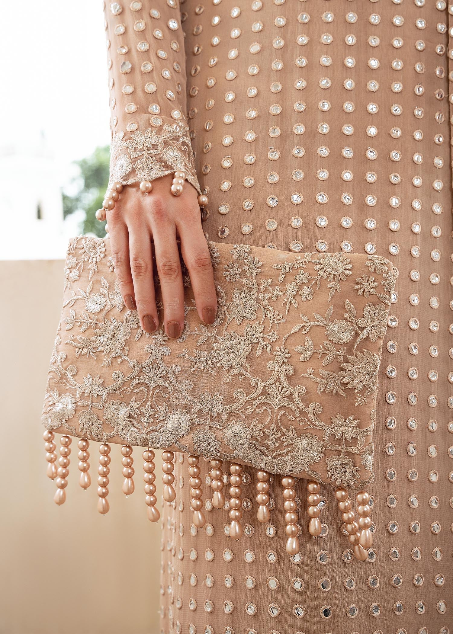 Rang-e-Haya Salina (Clay Beige) Women 4pcs