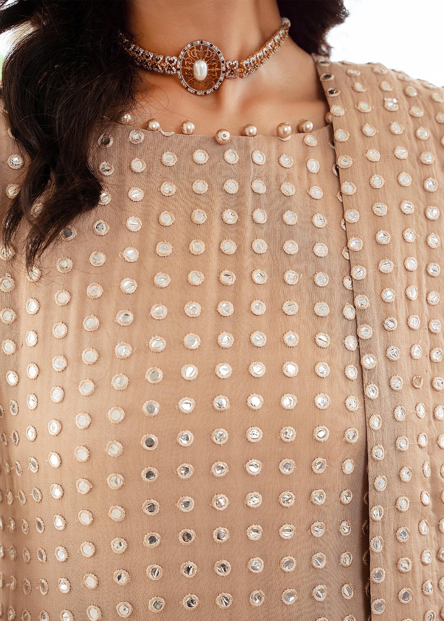 Rang-e-Haya Salina (Clay Beige) Women 4pcs