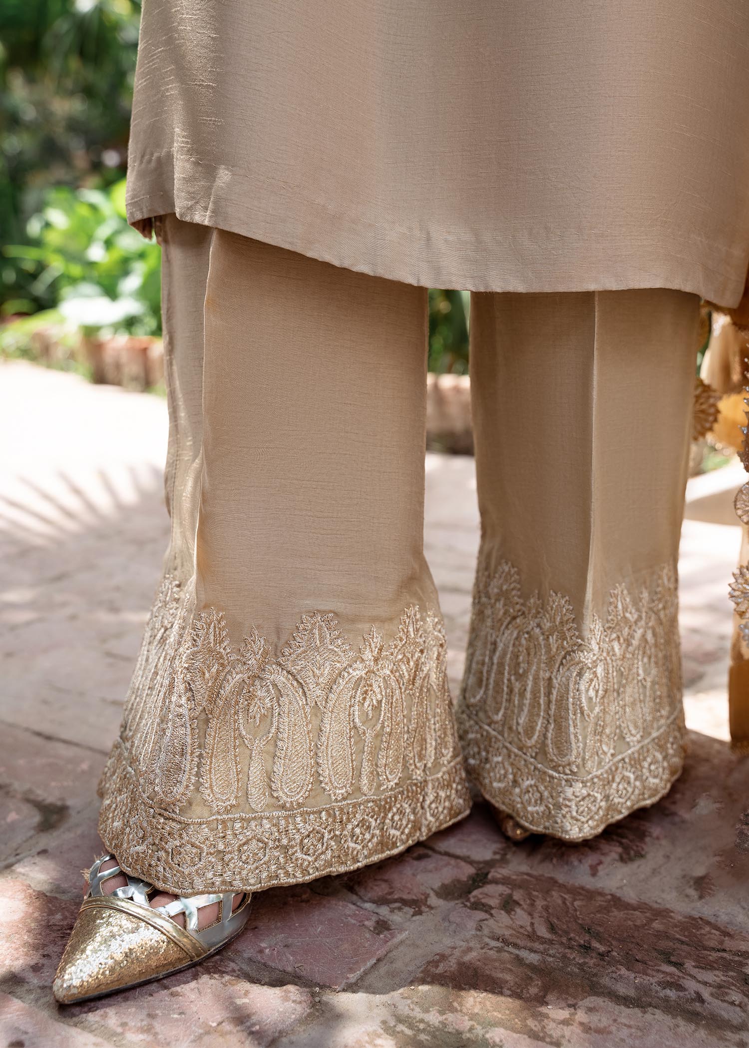 Rang-e-Haya Shireen Gold beige Women 3pcs