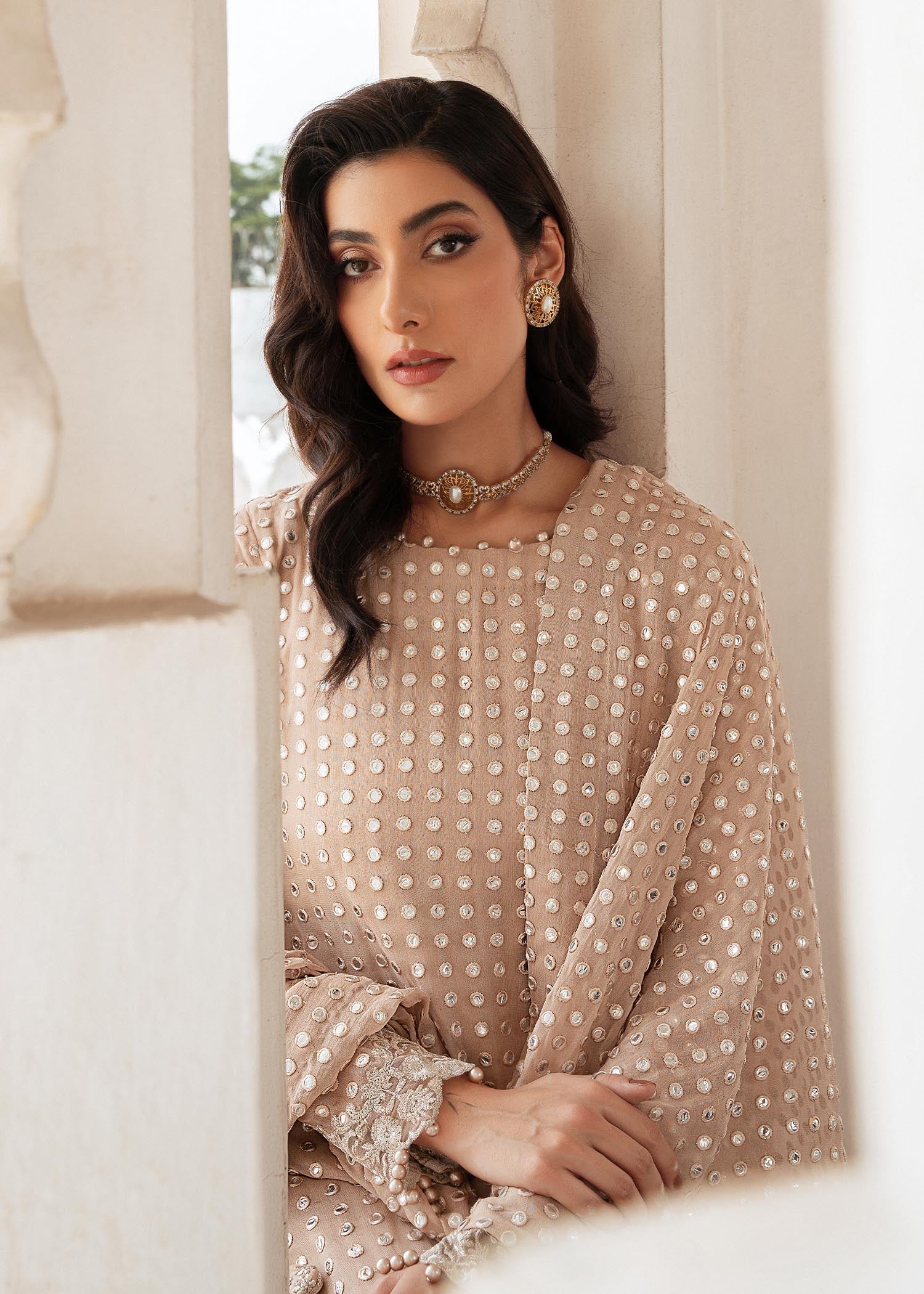 Rang-e-Haya Salina (Clay Beige) Women 4pcs