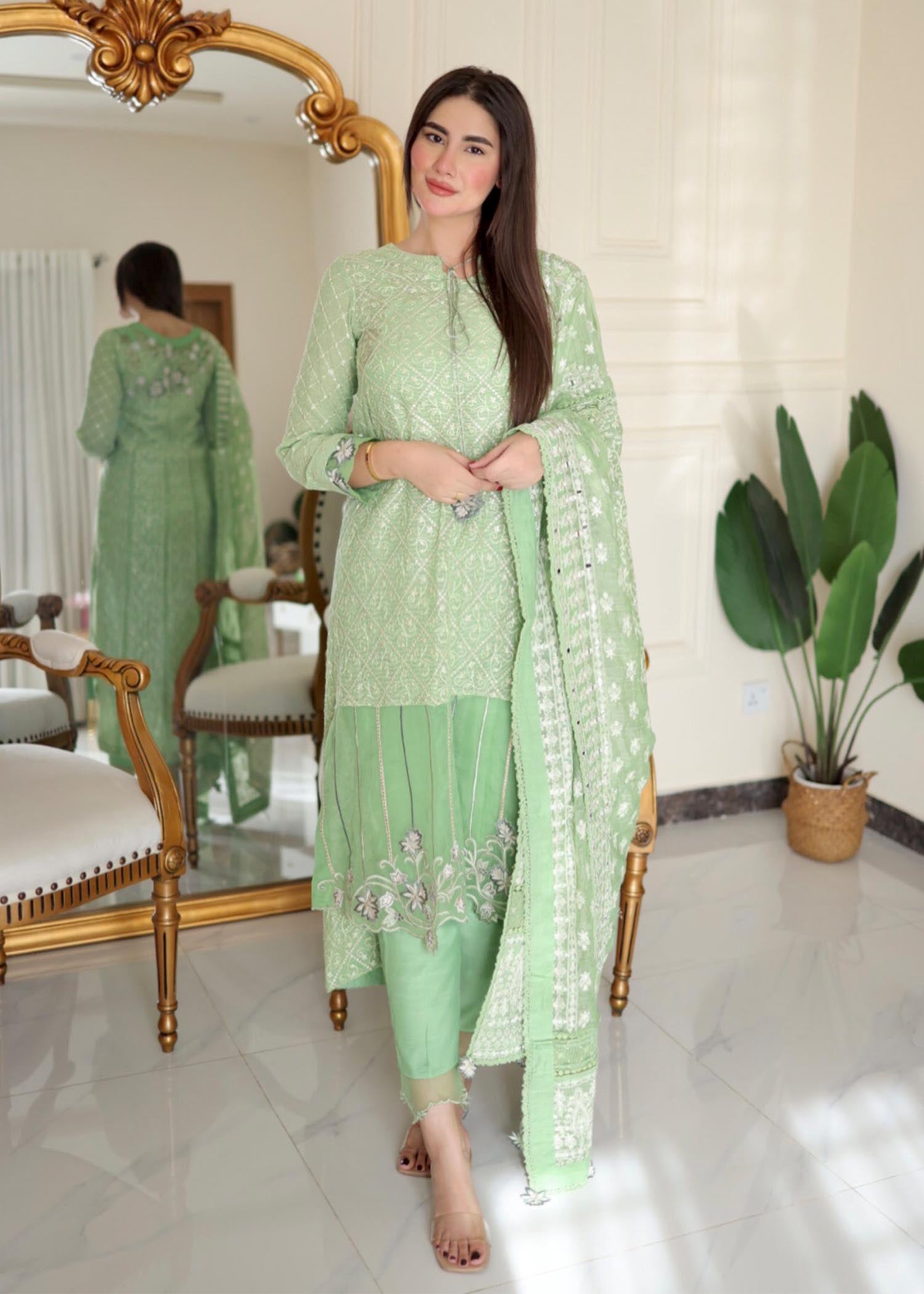 Rang-e-Haya Wilbur (Mint) Women 4pcs