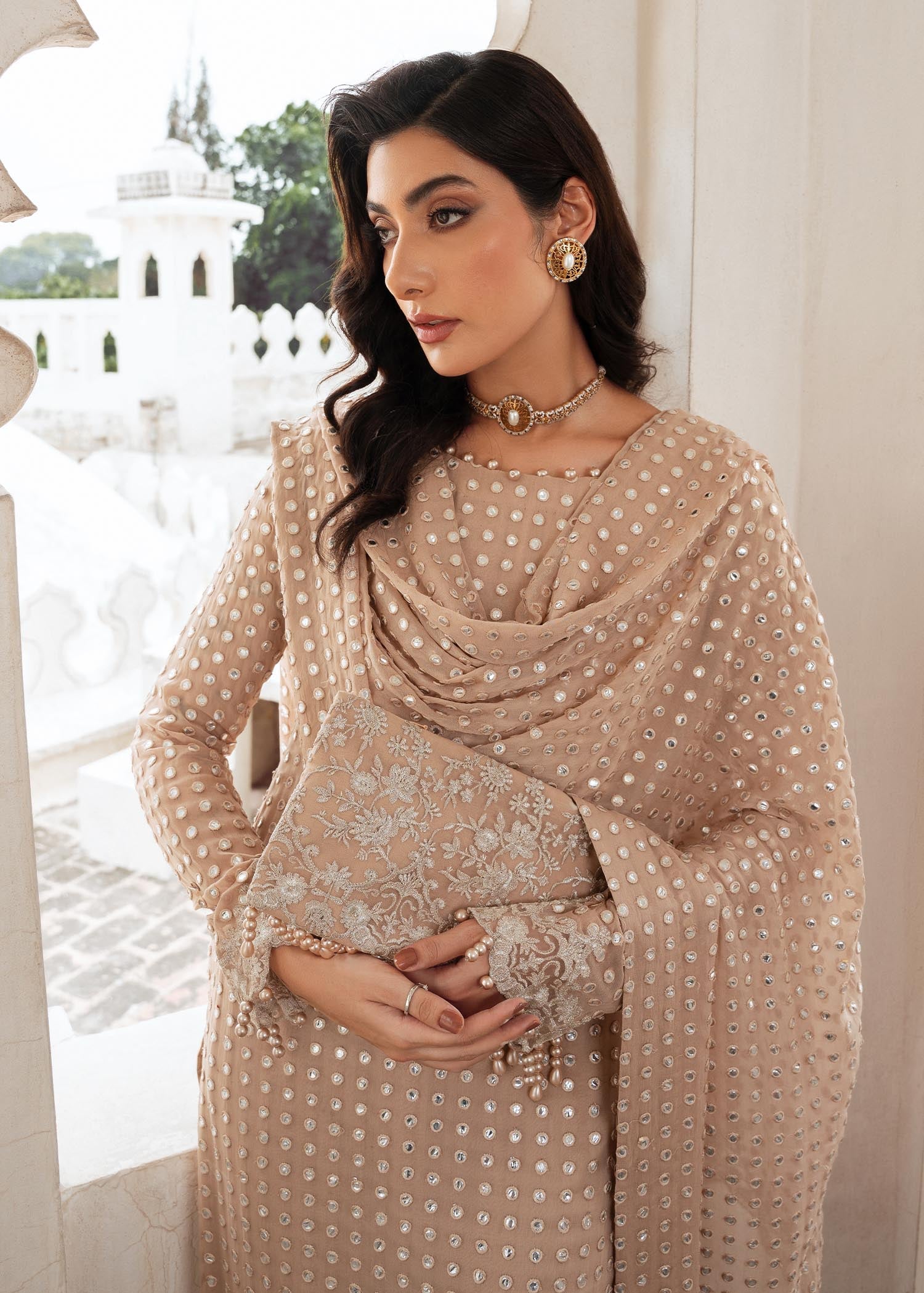 Rang-e-Haya Salina (Clay Beige) Women 4pcs