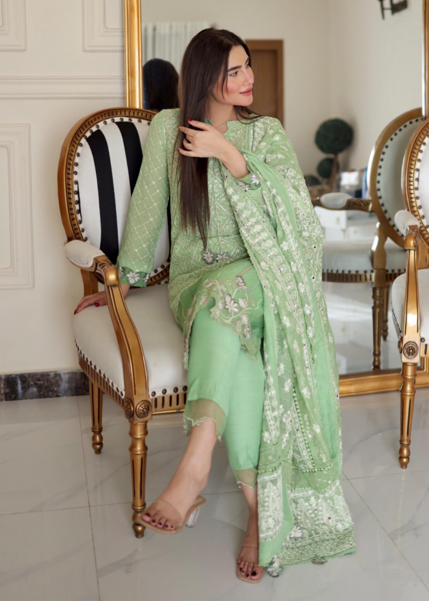 Rang-e-Haya Wilbur (Mint) Women 4pcs