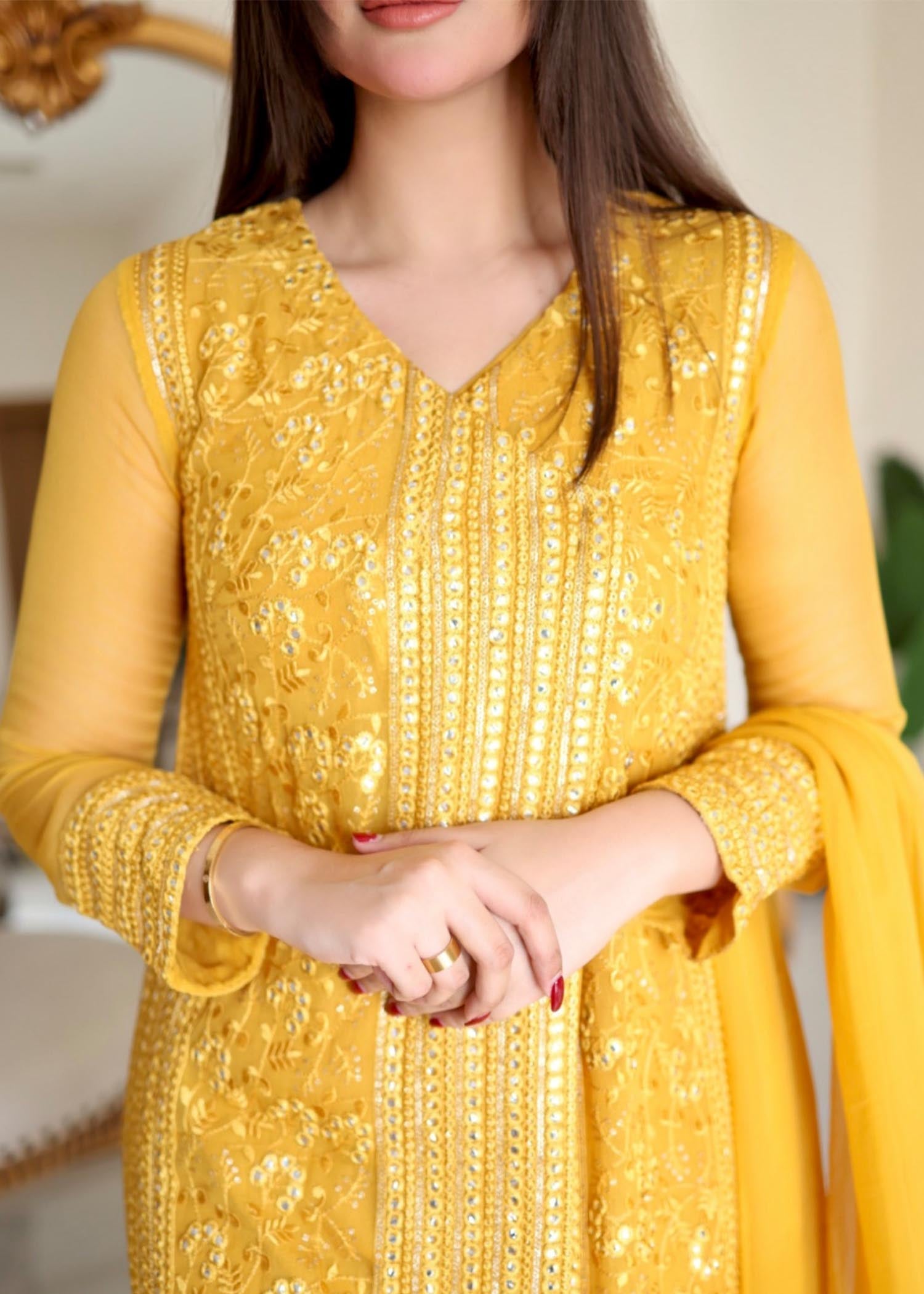 Rang-e-Haya Hoor / Saffron Women 4pcs