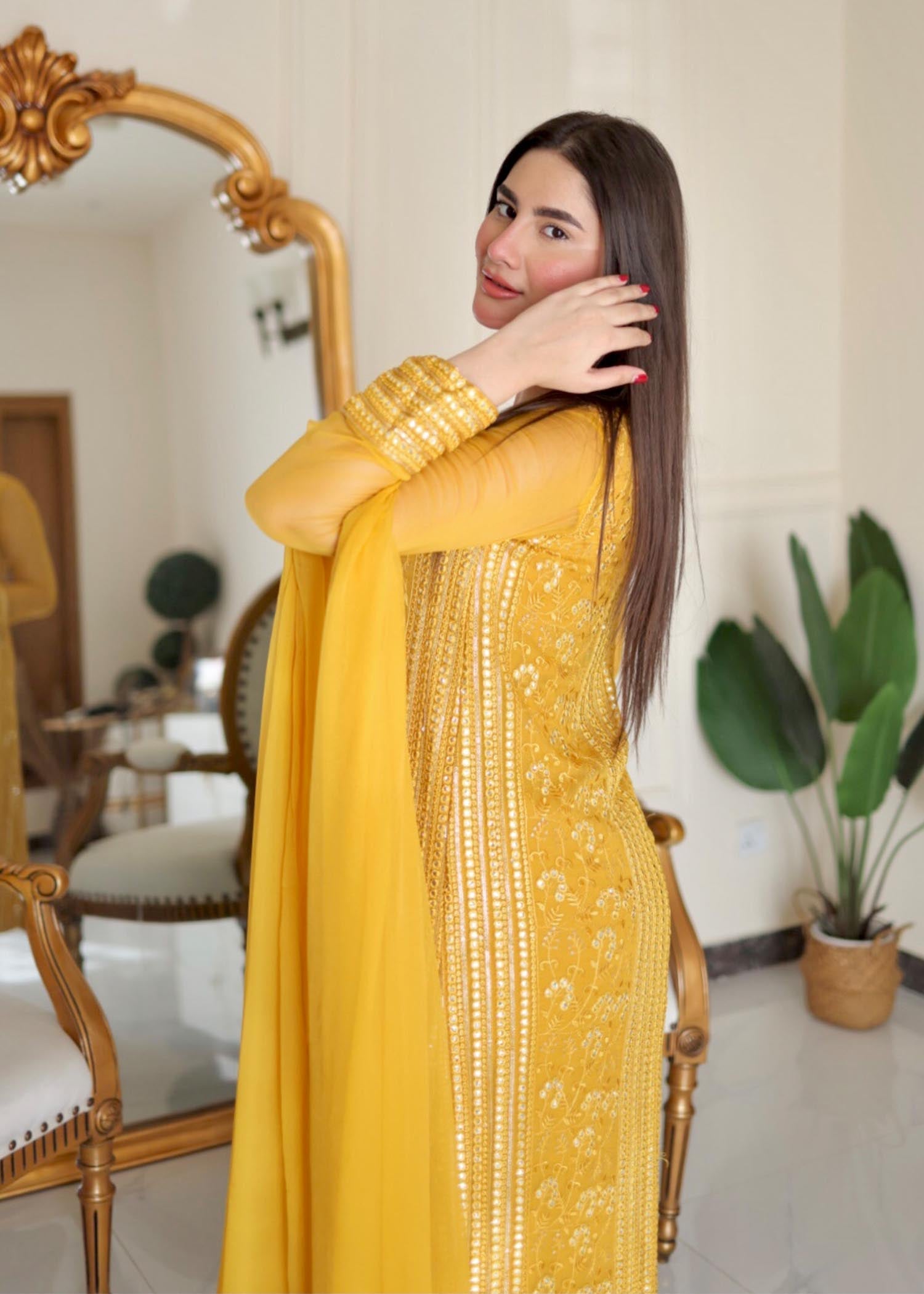 Rang-e-Haya Hoor / Saffron Women 4pcs