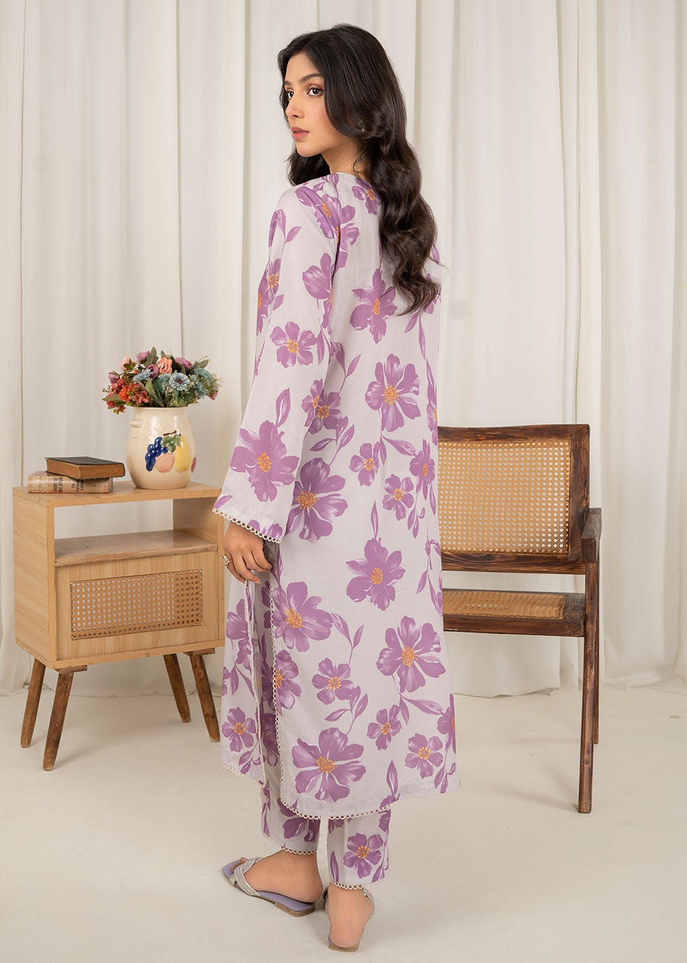 Zara Shah printed lawn suit D9 Women 2pcs