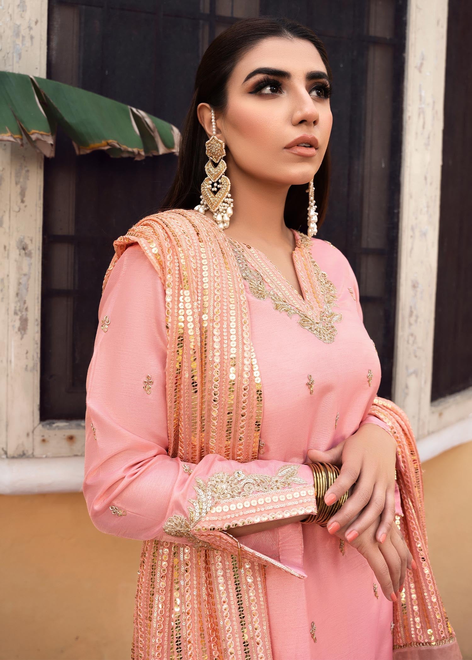 Rang-e-Haya Sandali Peach Women 3pcs