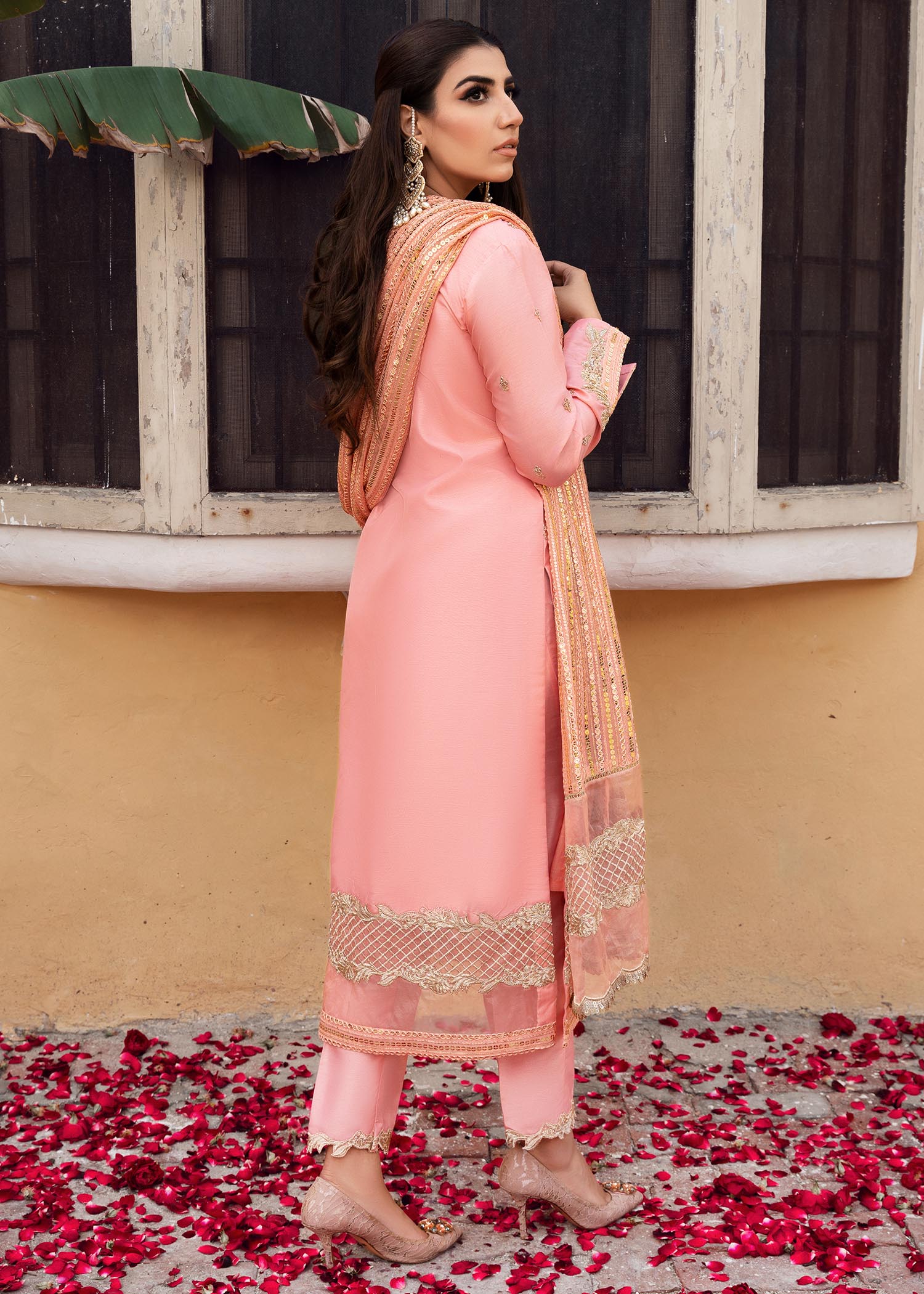Rang-e-Haya Sandali Peach Women 3pcs