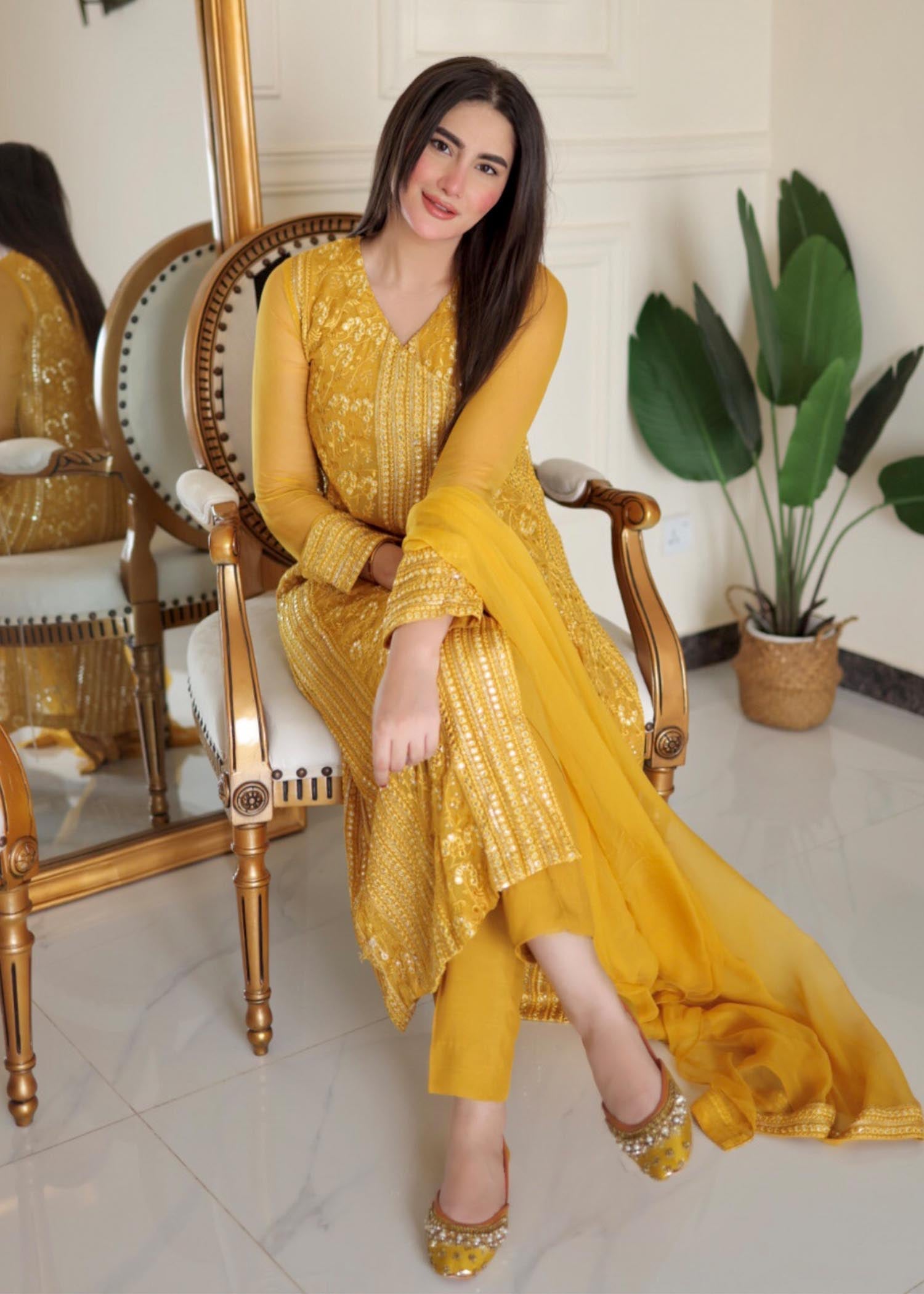 Rang-e-Haya Hoor / Saffron Women 4pcs