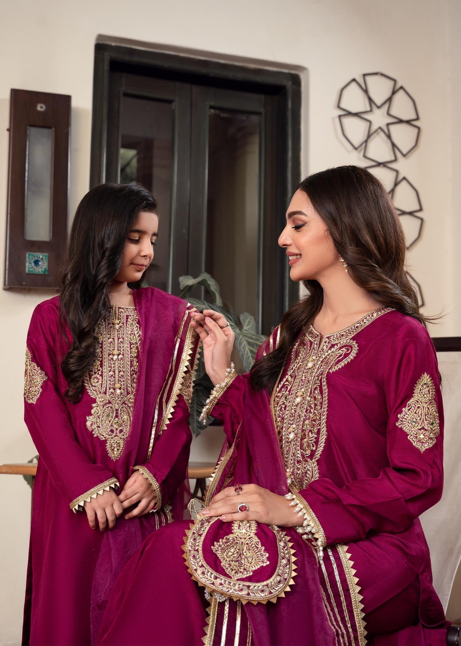 Rang-e-Haya Zareen Magenta Purplea Women 3pcs