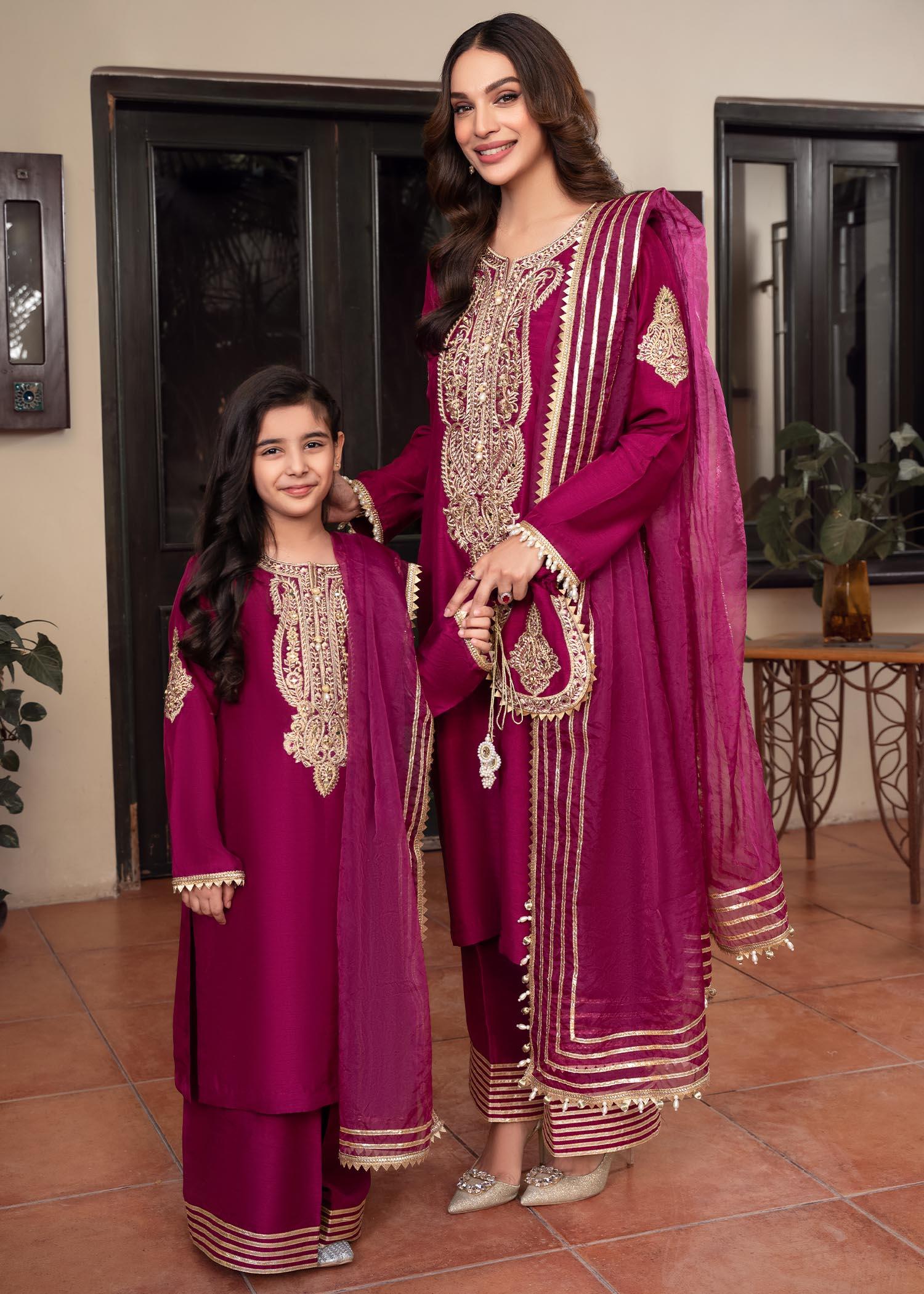 Rang-e-Haya Zareen Magenta Purplea Women 3pcs