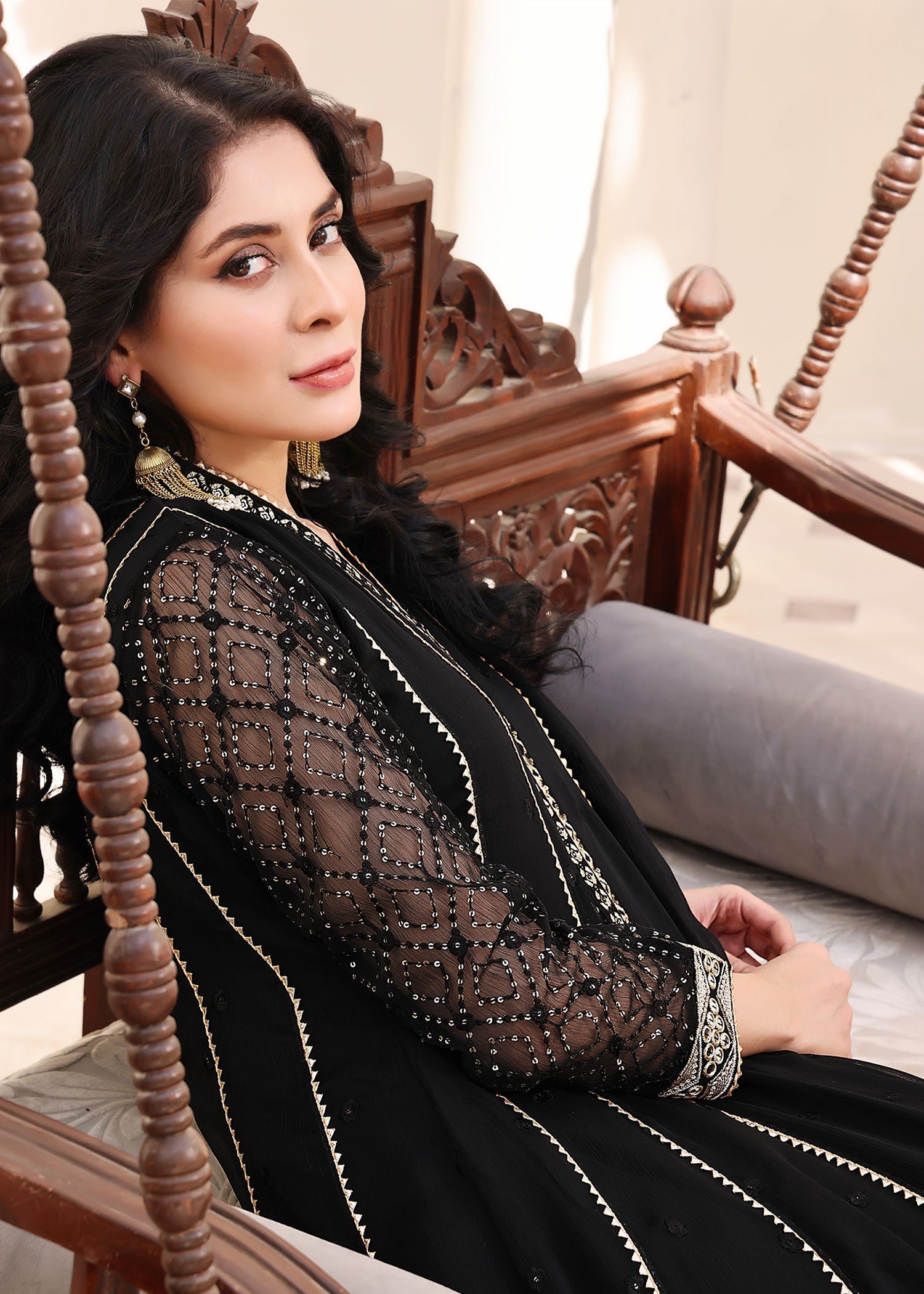 Abaan Zohan Kashish Black Women 3pcs