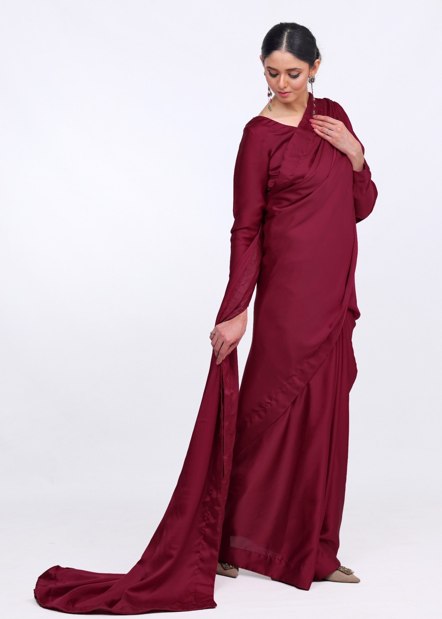 Tonics Clothing Mystic Maroon Women 2pcs