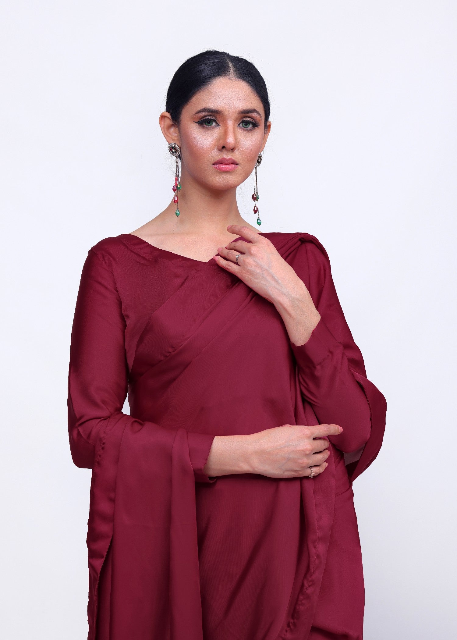 Tonics Clothing Mystic Maroon Women 2pcs