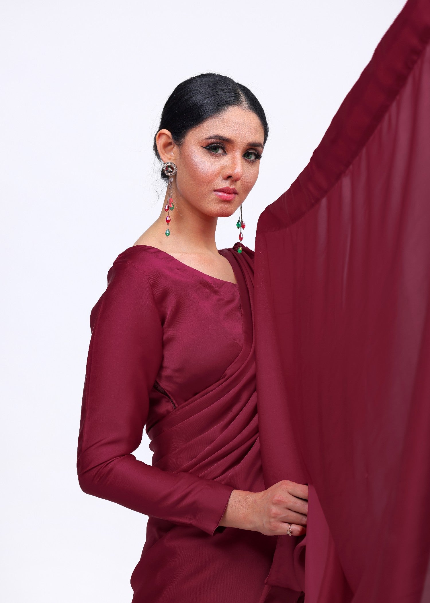 Tonics Clothing Mystic Maroon Women 2pcs