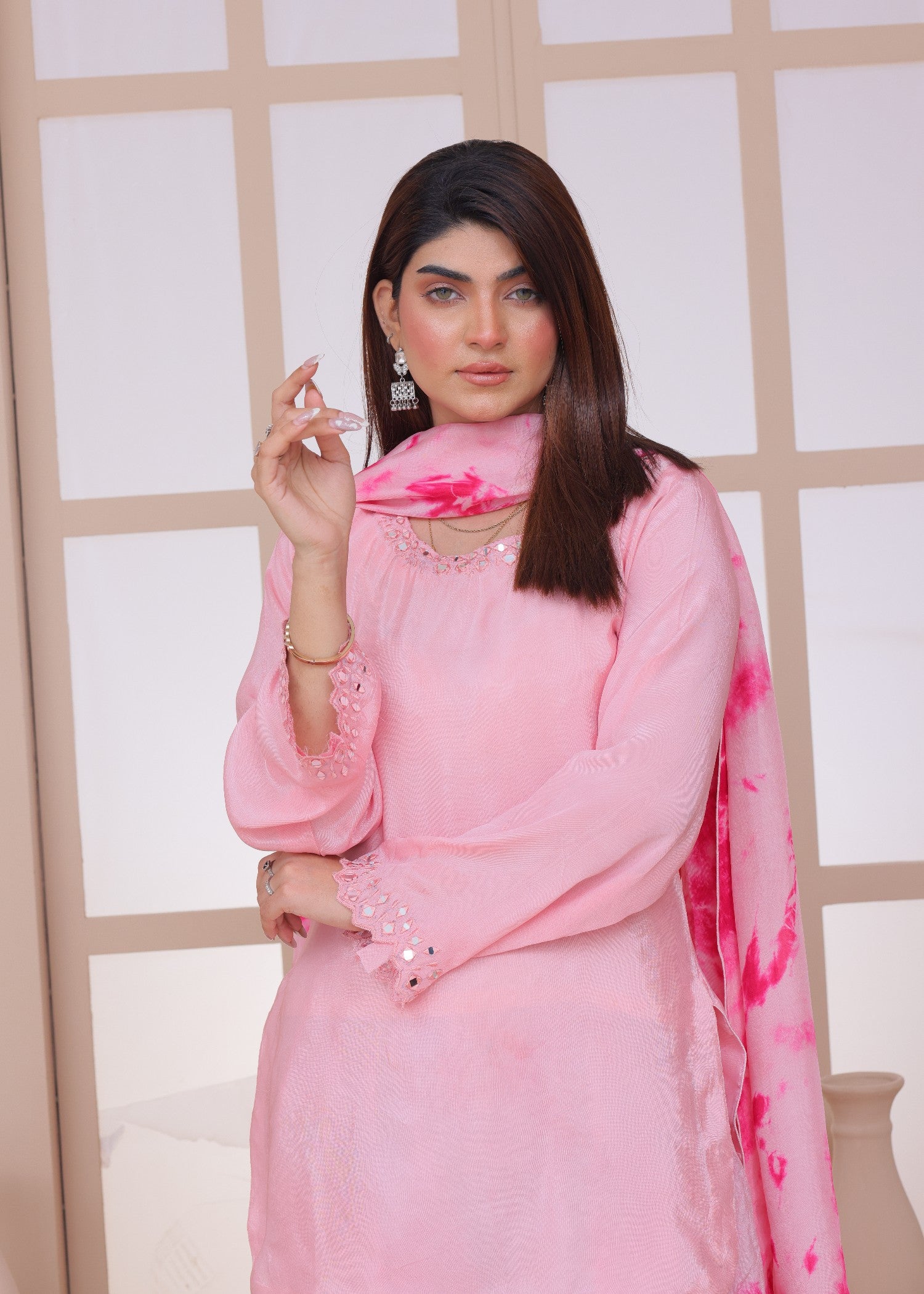 Tonics Clothing Tye Dye Farshi Shalwar Suit Women 3pcs