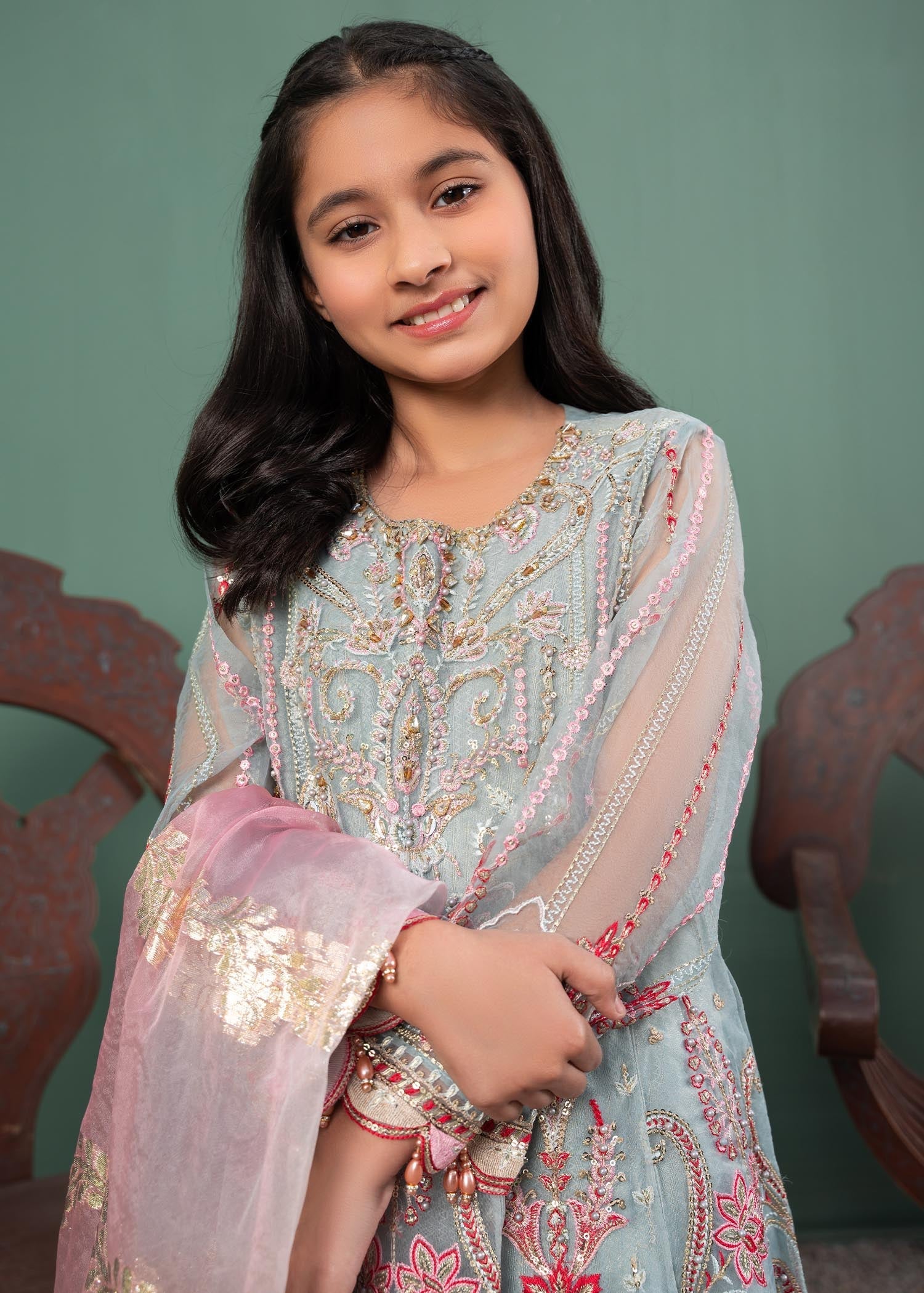 Malhaar AL 3592 kids Women 3pcs