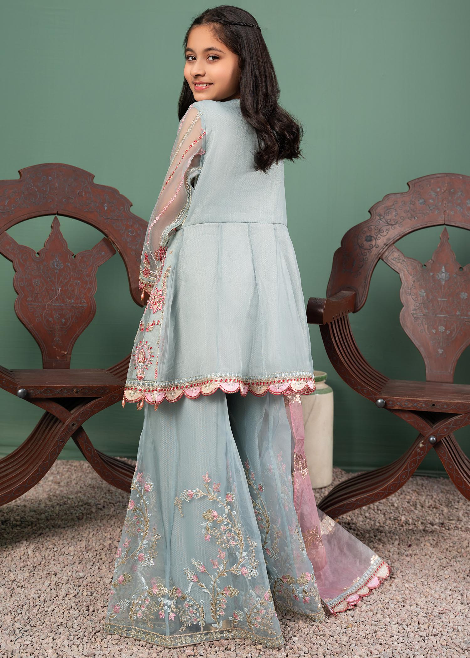 Malhaar AL 3592 kids Women 3pcs