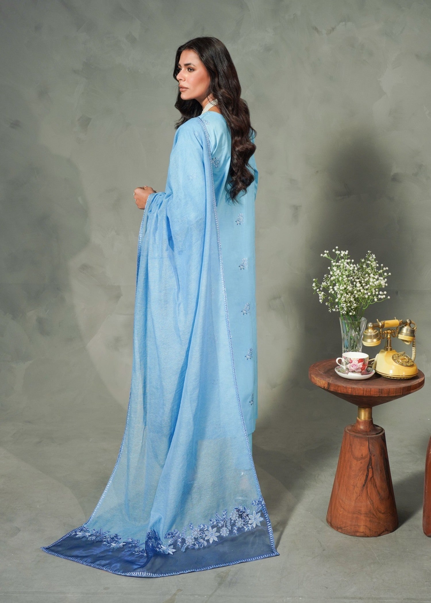 Mayal Feroze ZC 925 20 Blue Women 3pcs