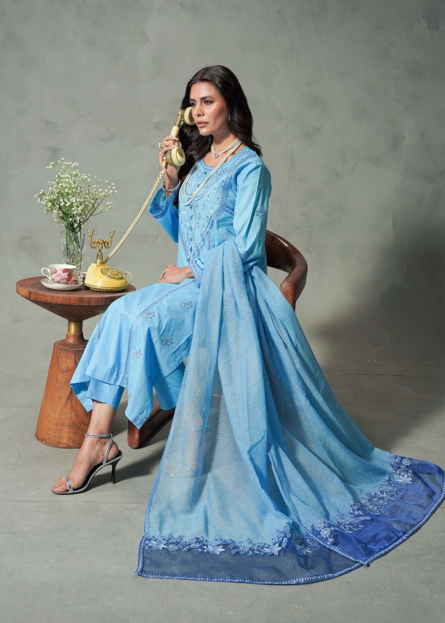 Mayal Feroze ZC 925 20 Blue Women 3pcs