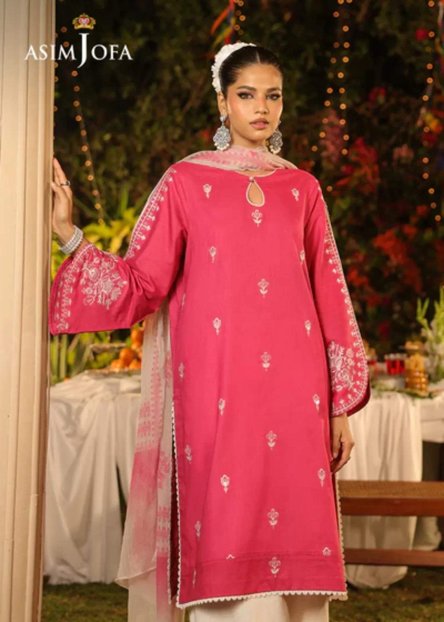 Asim Jofa AJPB 178 EMBROIDERED JACQUARD STITCHED Women 3pcs